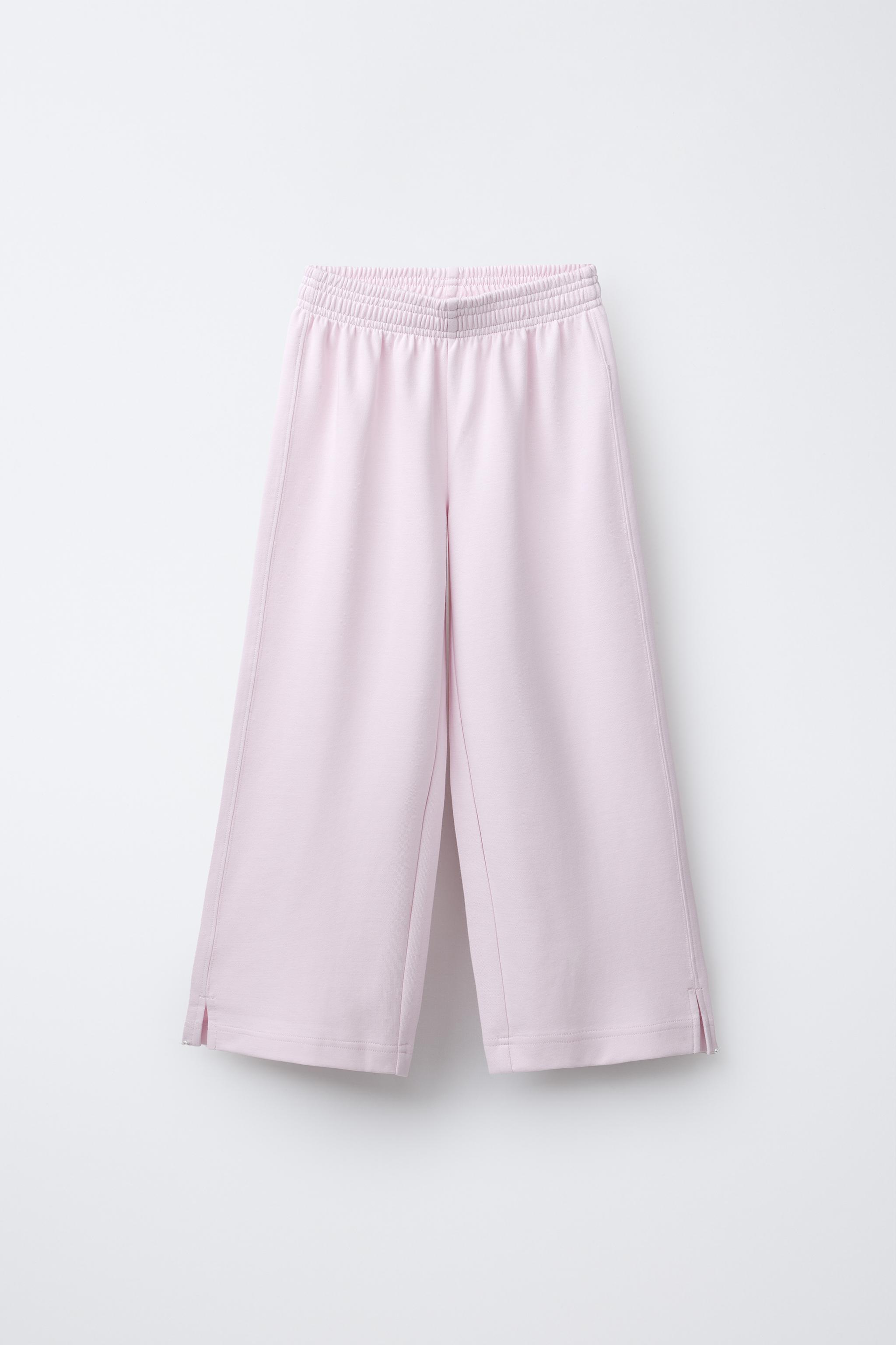 INTERLOCK WIDE LEG PANTS