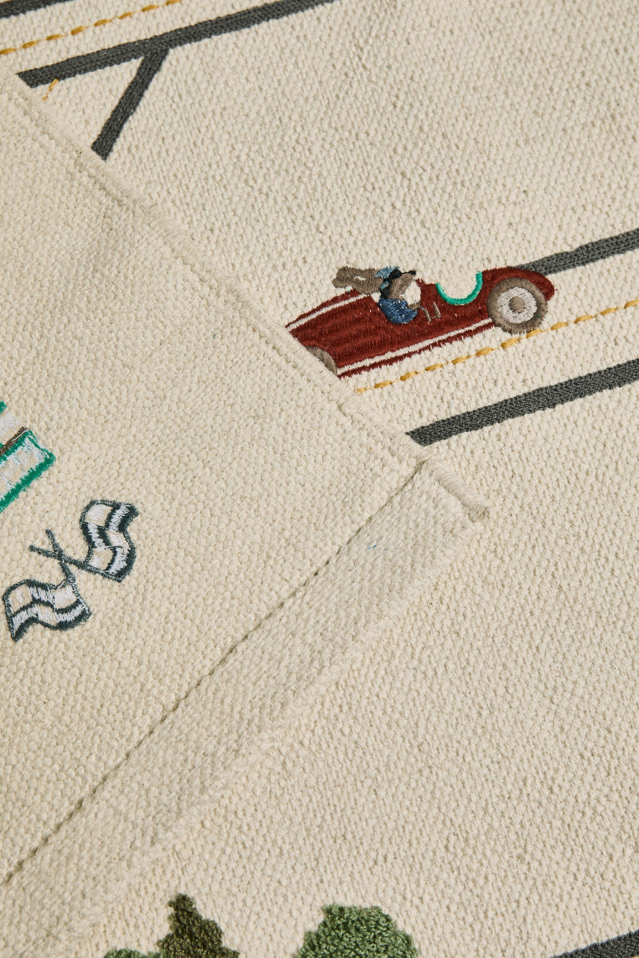 CHILDREN'S RACE TRACK AREA RUG