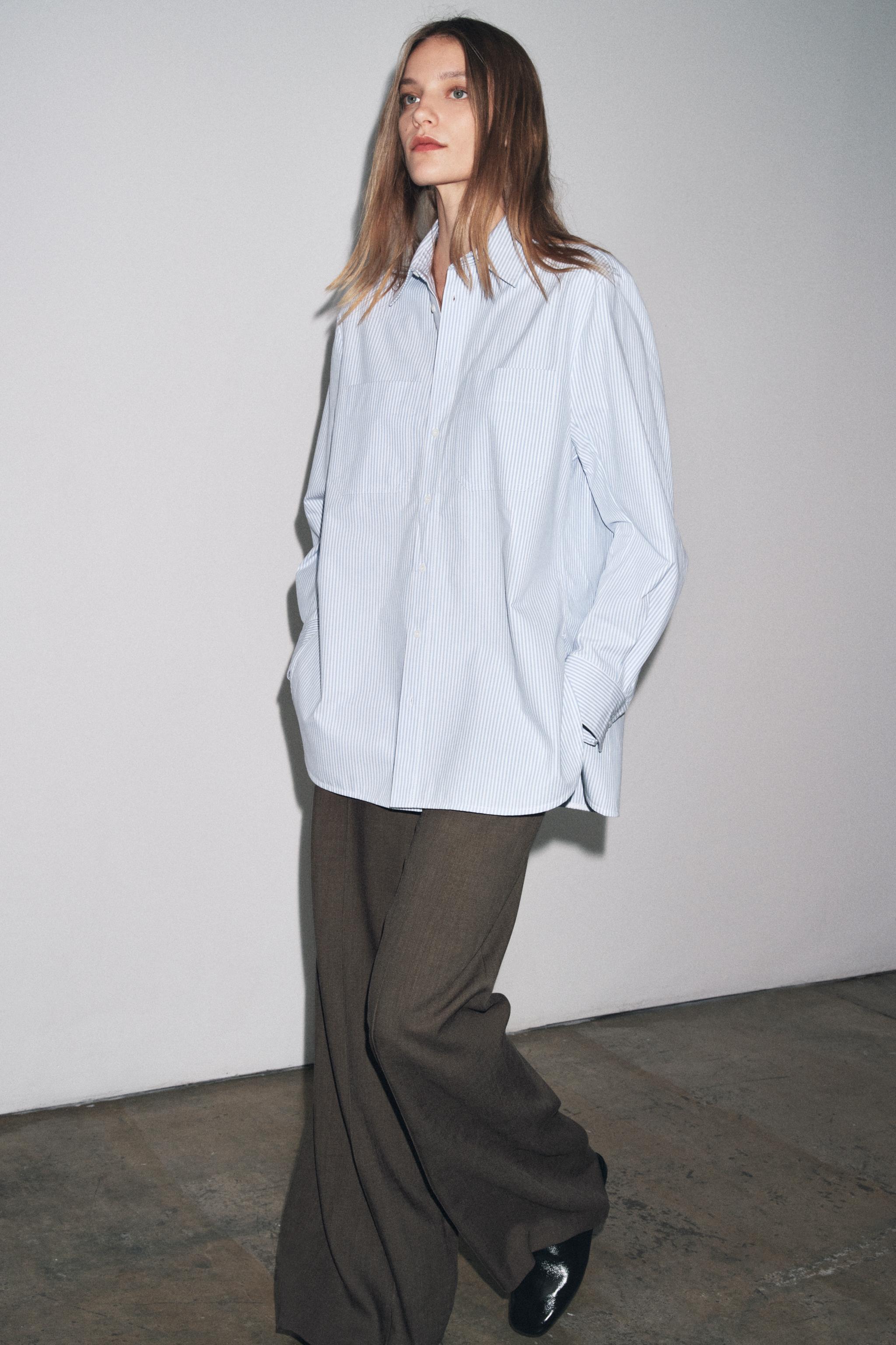 STRIPED POCKET SHIRT ZW COLLECTION