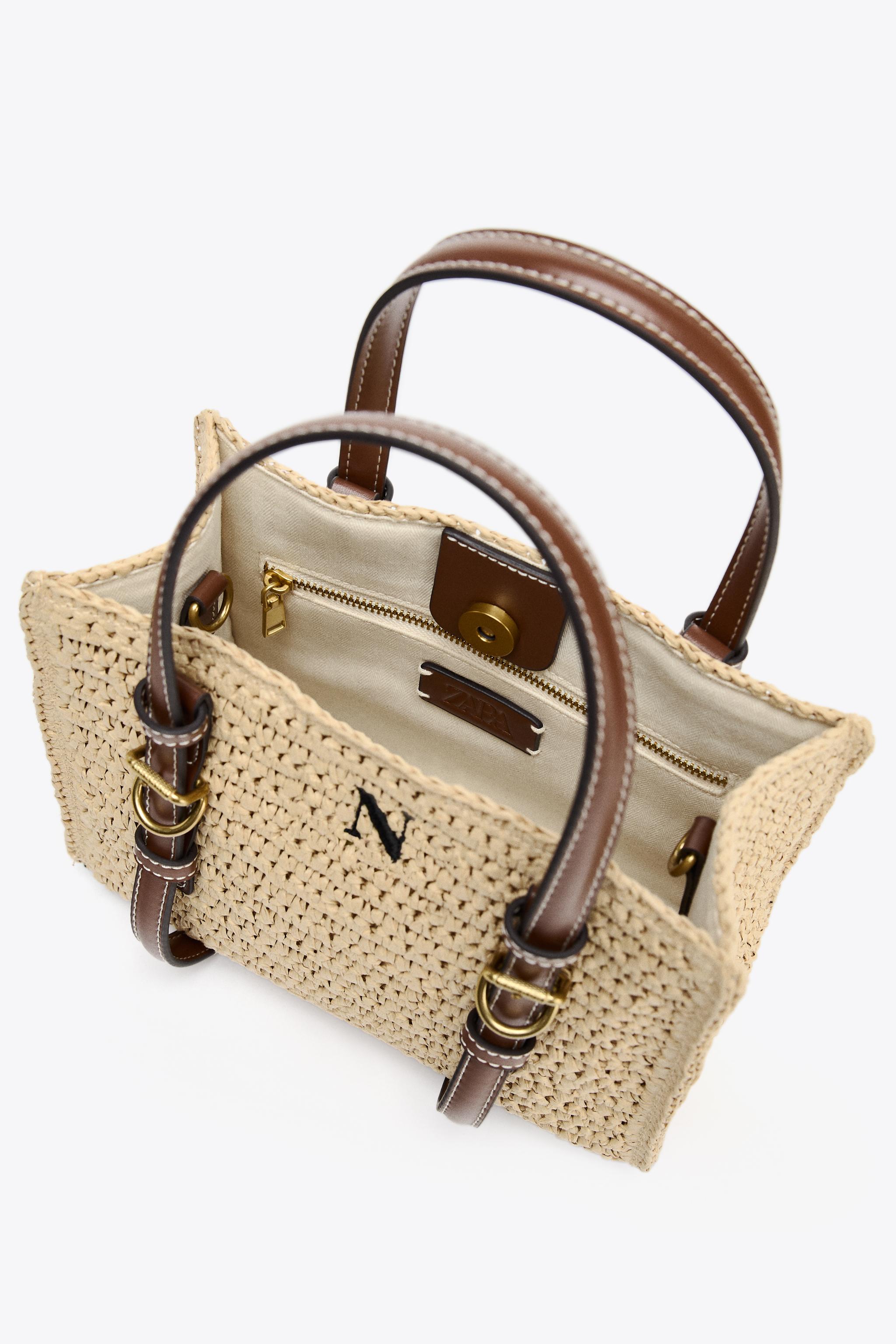 WOVEN MINI TOTE BAG
