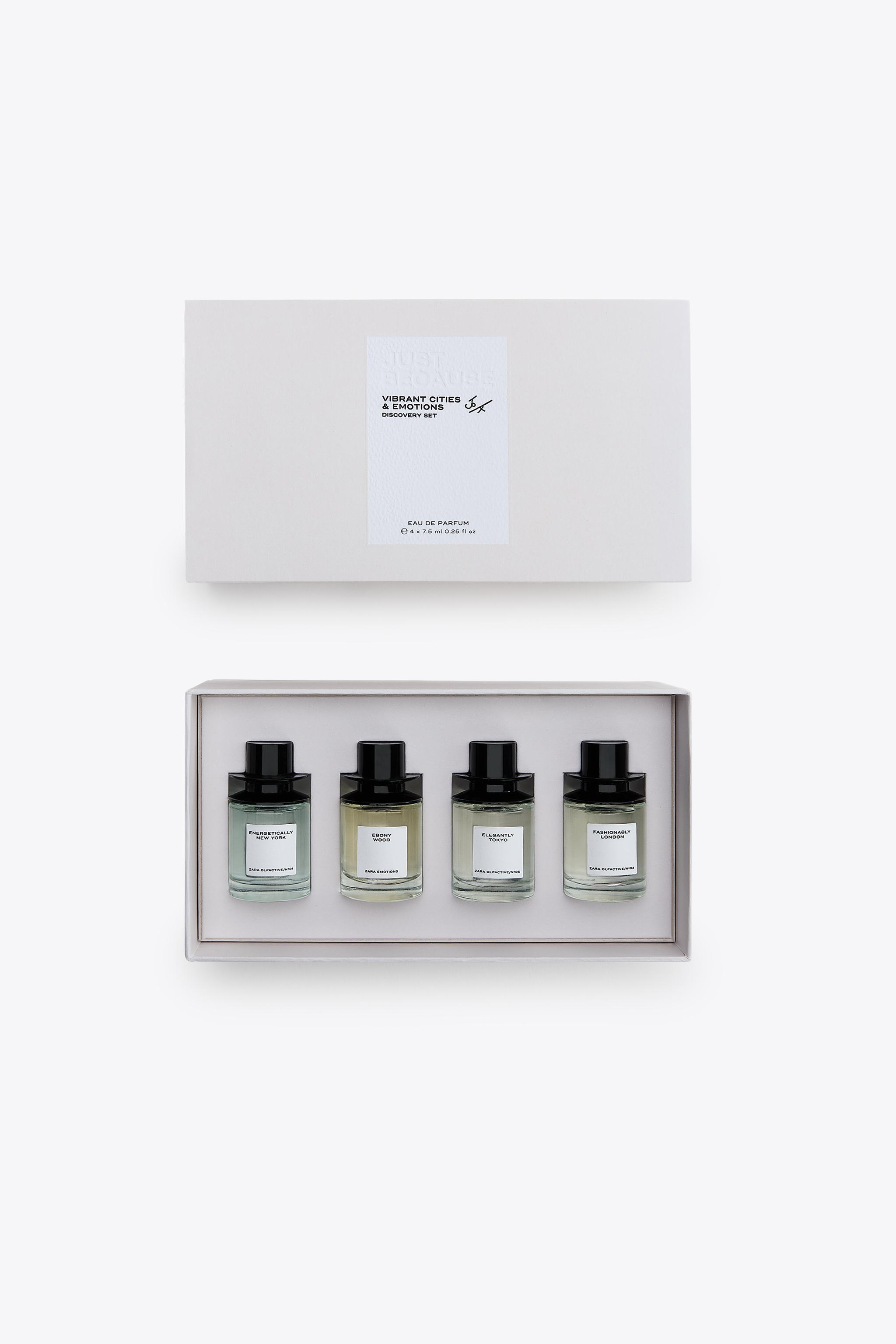 VIBRANT CITIES AND EMOTIONS DISCOVERY SET EDP 4 X 7.5ML (0.25 FL. OZ).