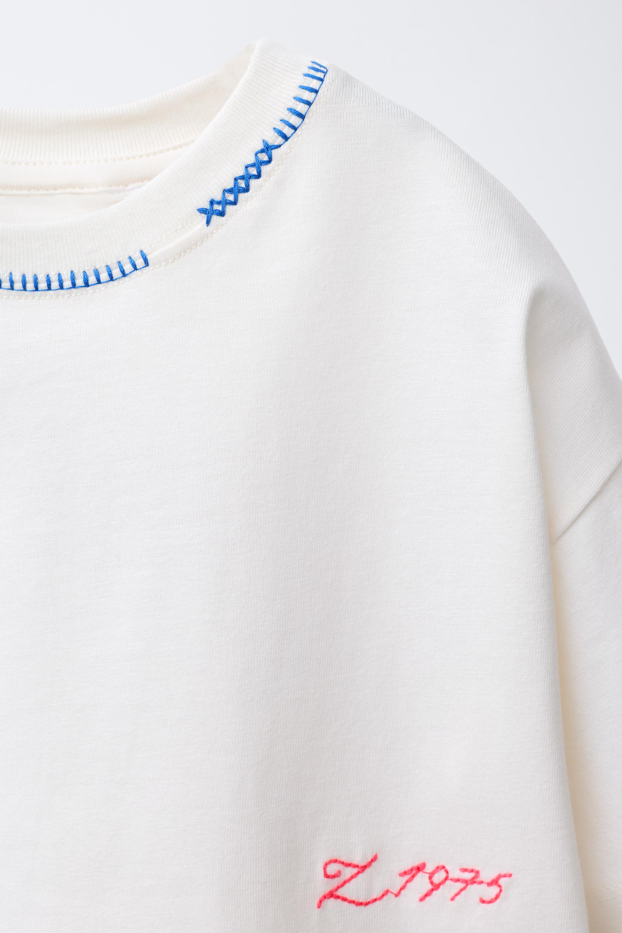 LOBSTER EMBROIDERY T-SHIRT