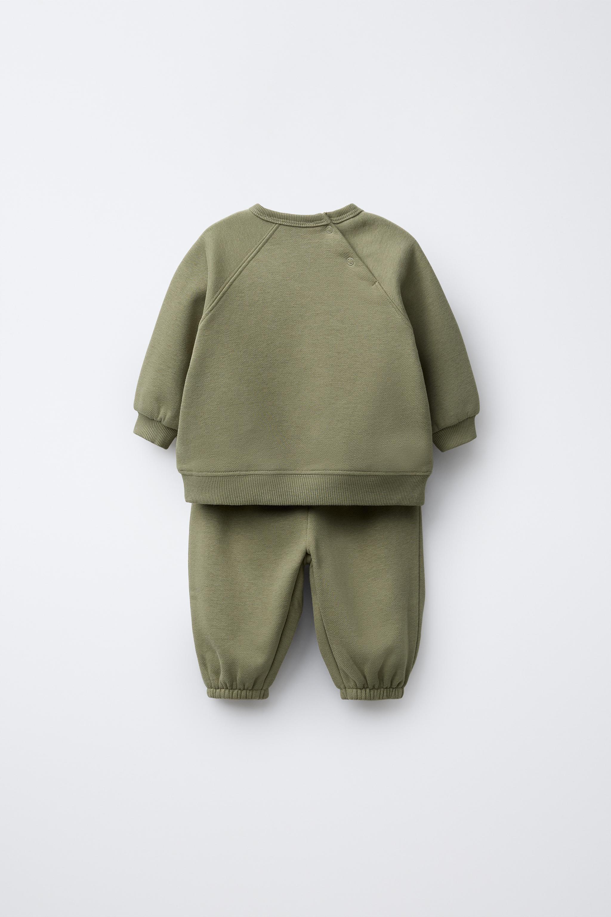 PRINT SWEATSHIRT AND JOGGER SET