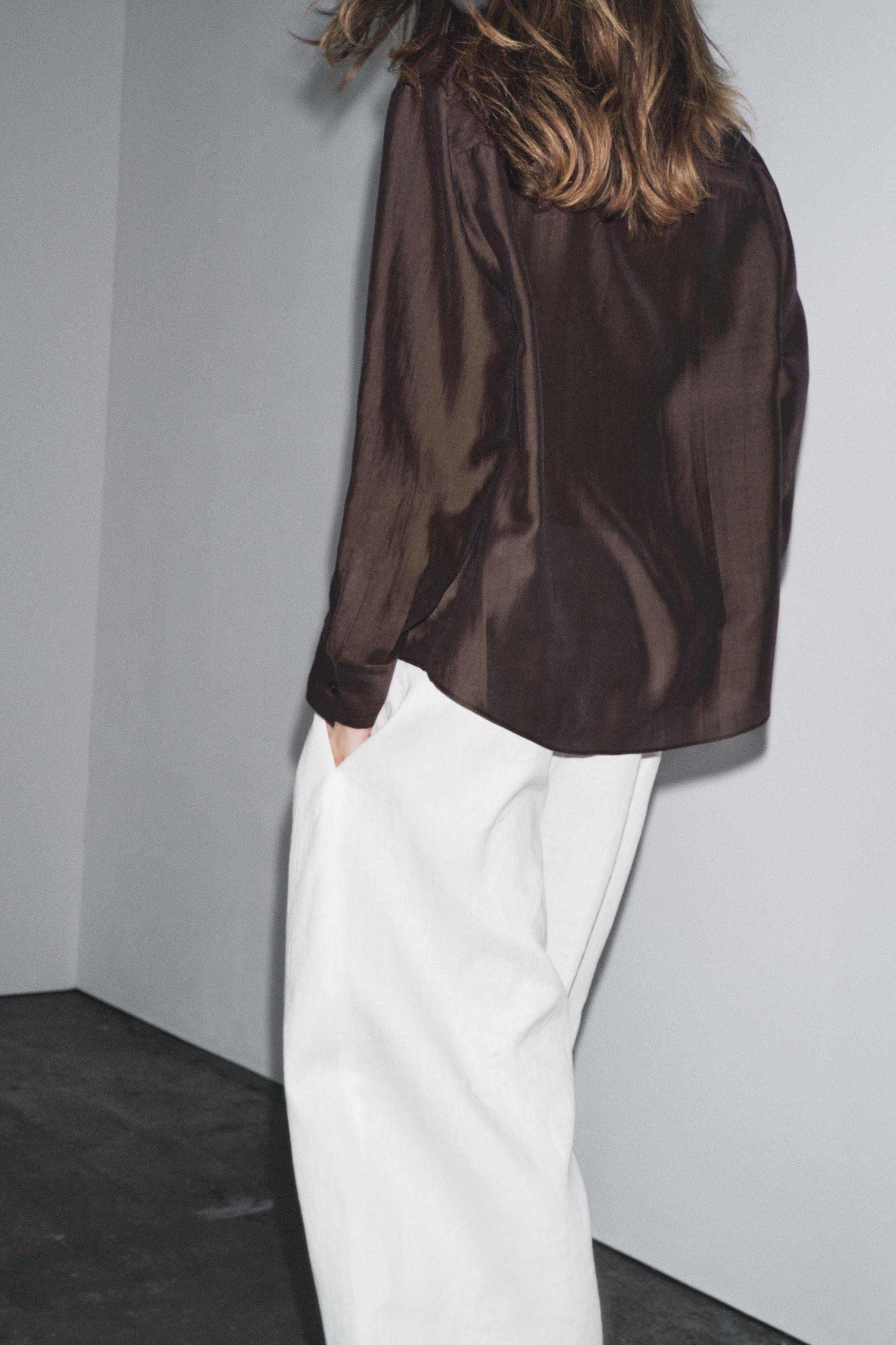 ZW COLLECTION EMBROIDERED POCKET SHIRT