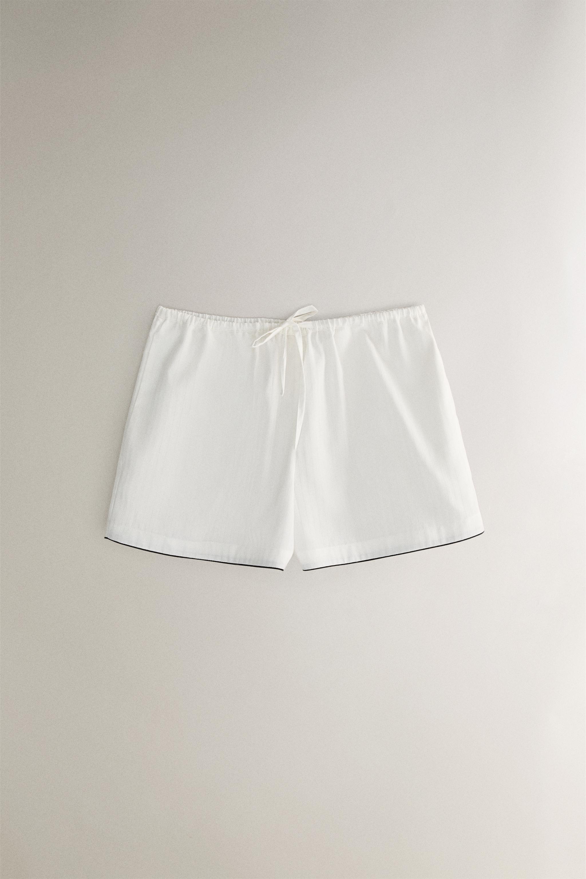 STRIPED JACQUARD SHORTS