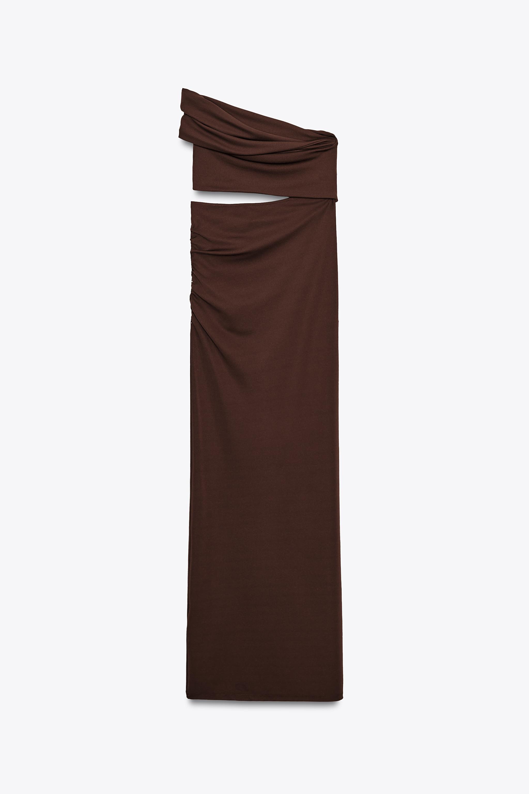 ASYMMETRIC CUT OUT MAXI DRESS