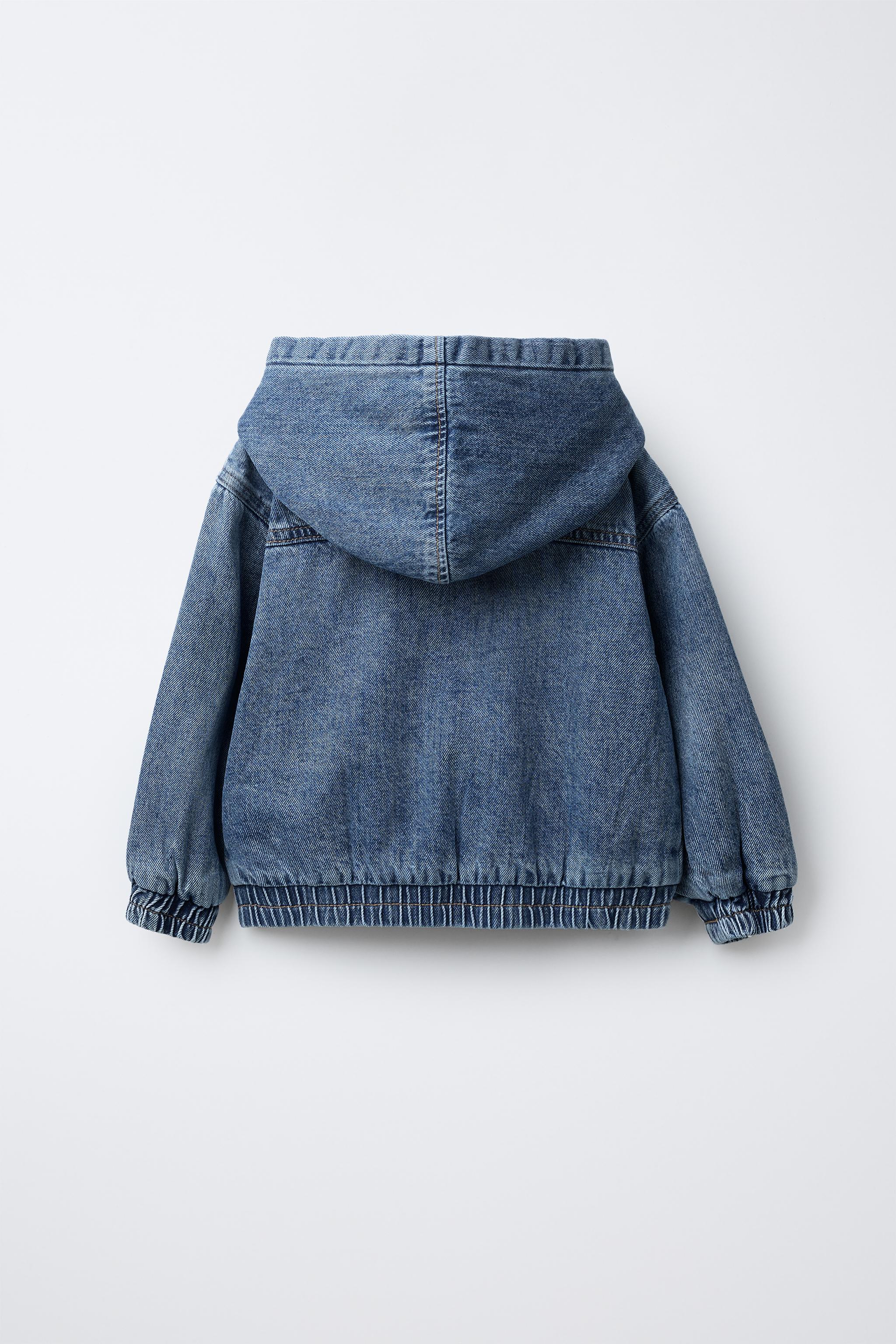 HOODED DENIM JACKET