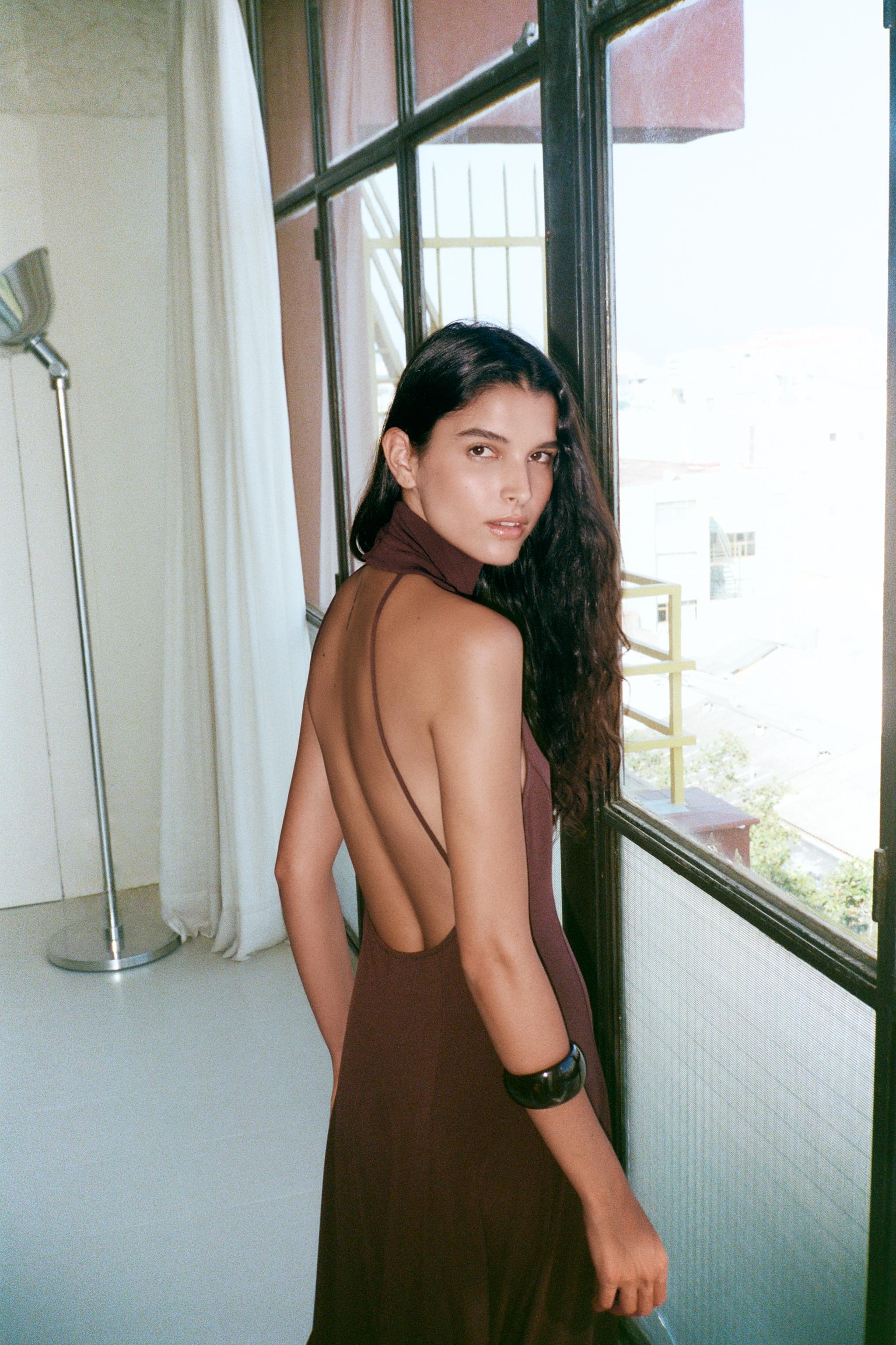 OPEN BACK MAXI DRESS