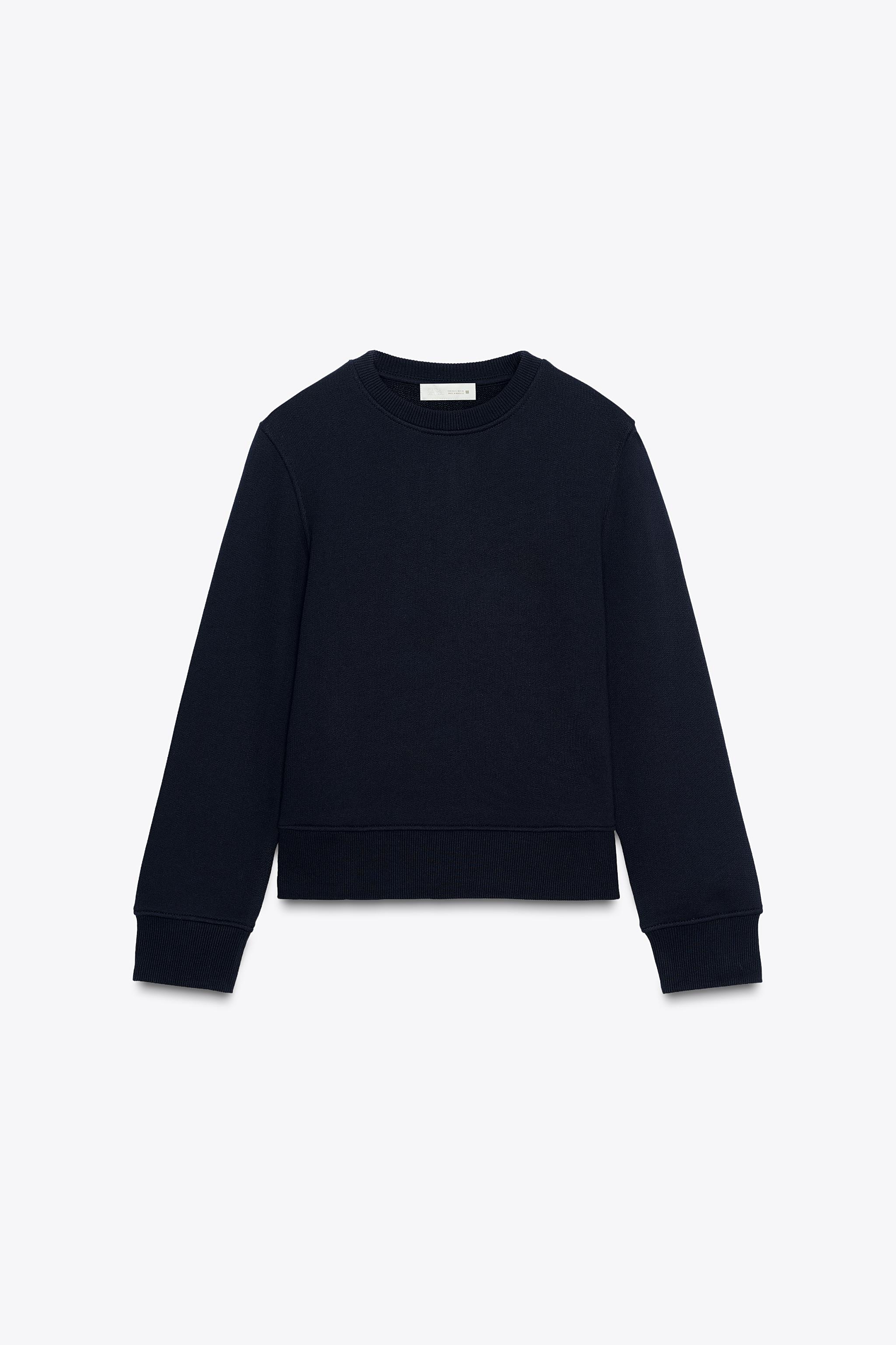 BASIC COTTON SWEATSHIRT