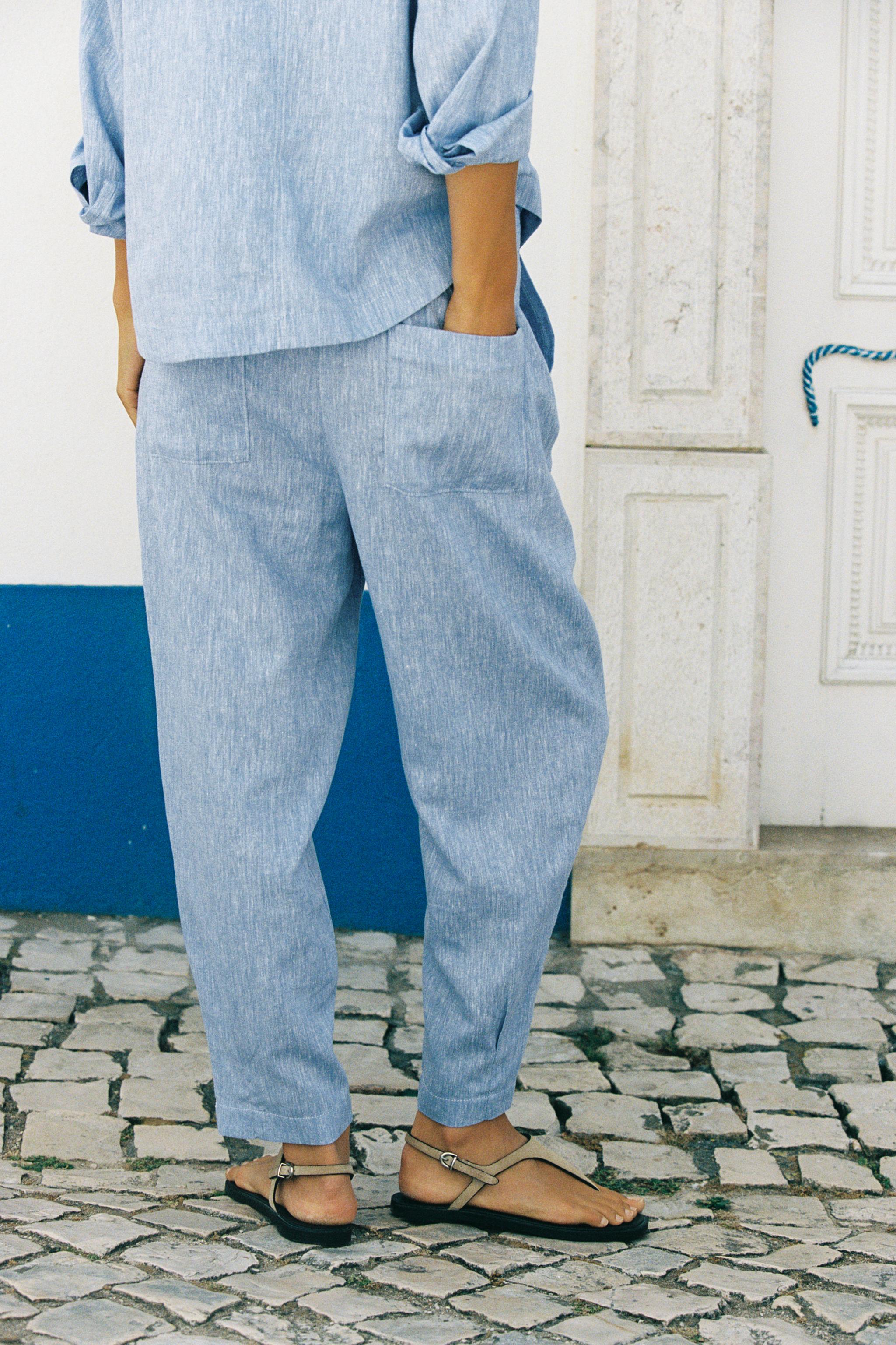 LINEN JOGGER PANTS