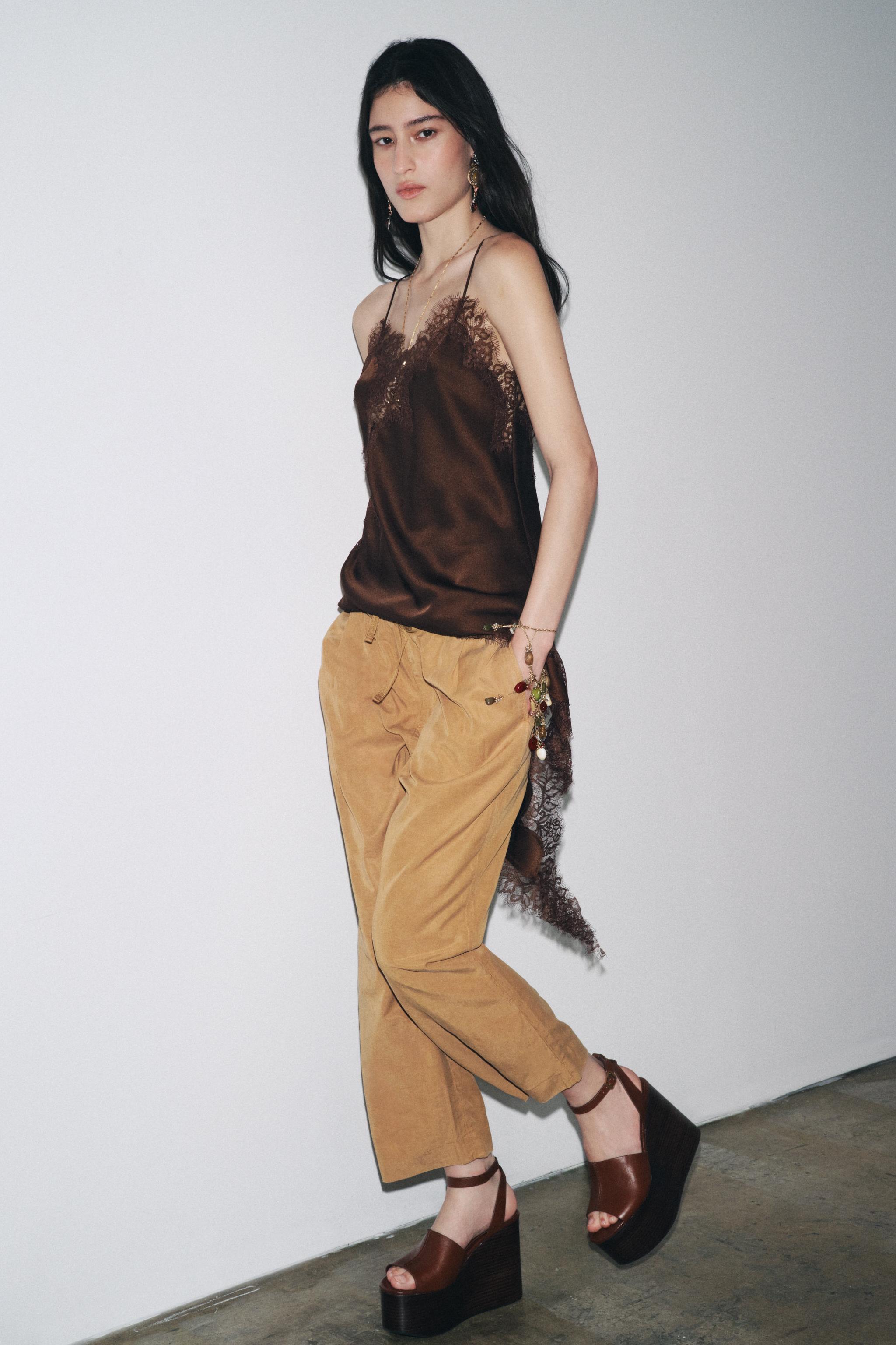 ZW COLLECTION WIDE LEG JOGGER PANTS