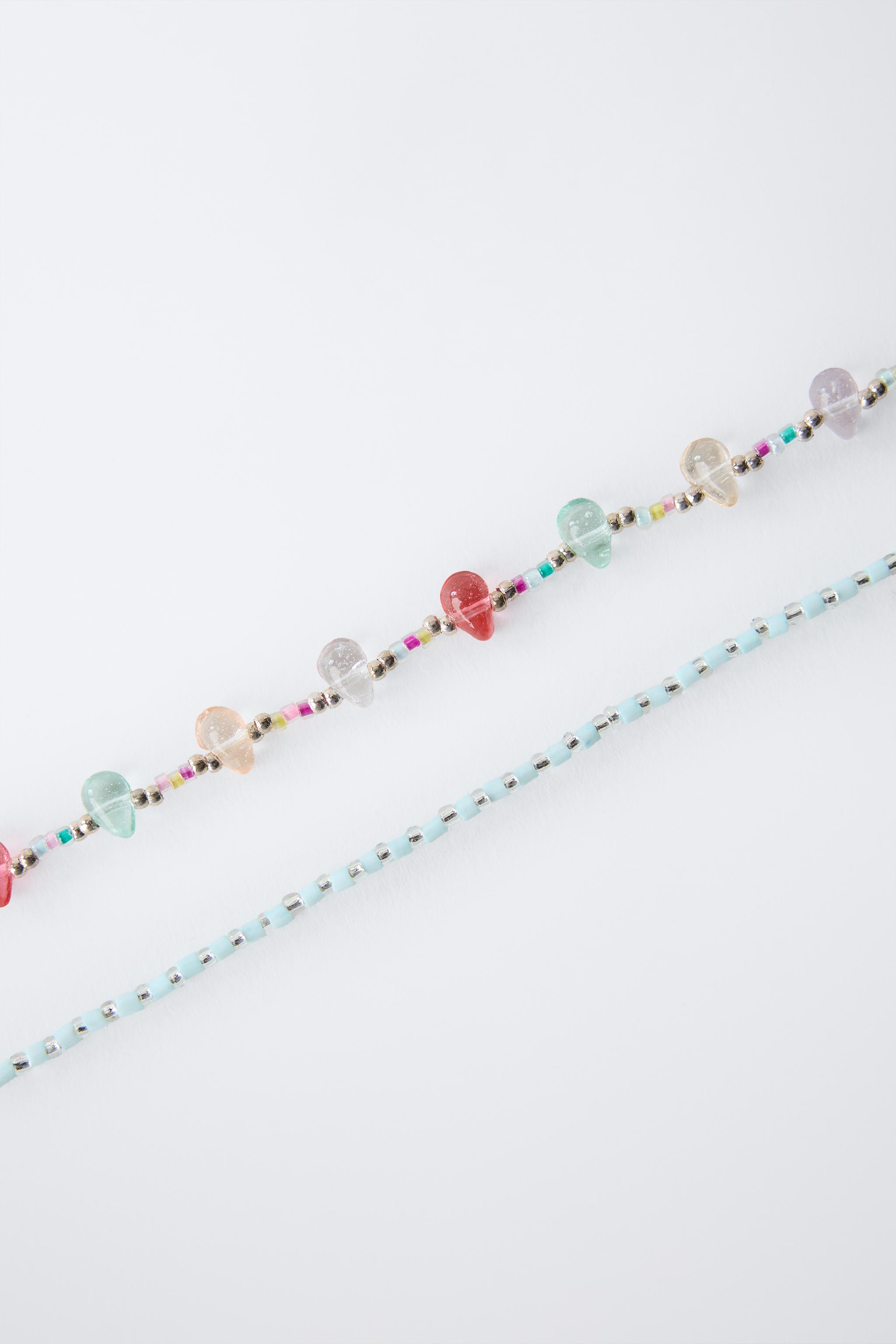 TWO-PACK OF BEADED NECKLACES