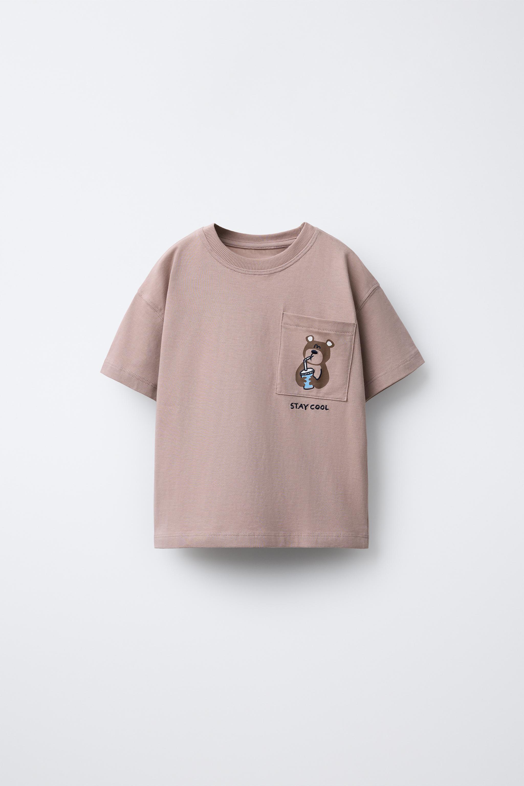 ANIMAL EMBROIDERY T-SHIRT