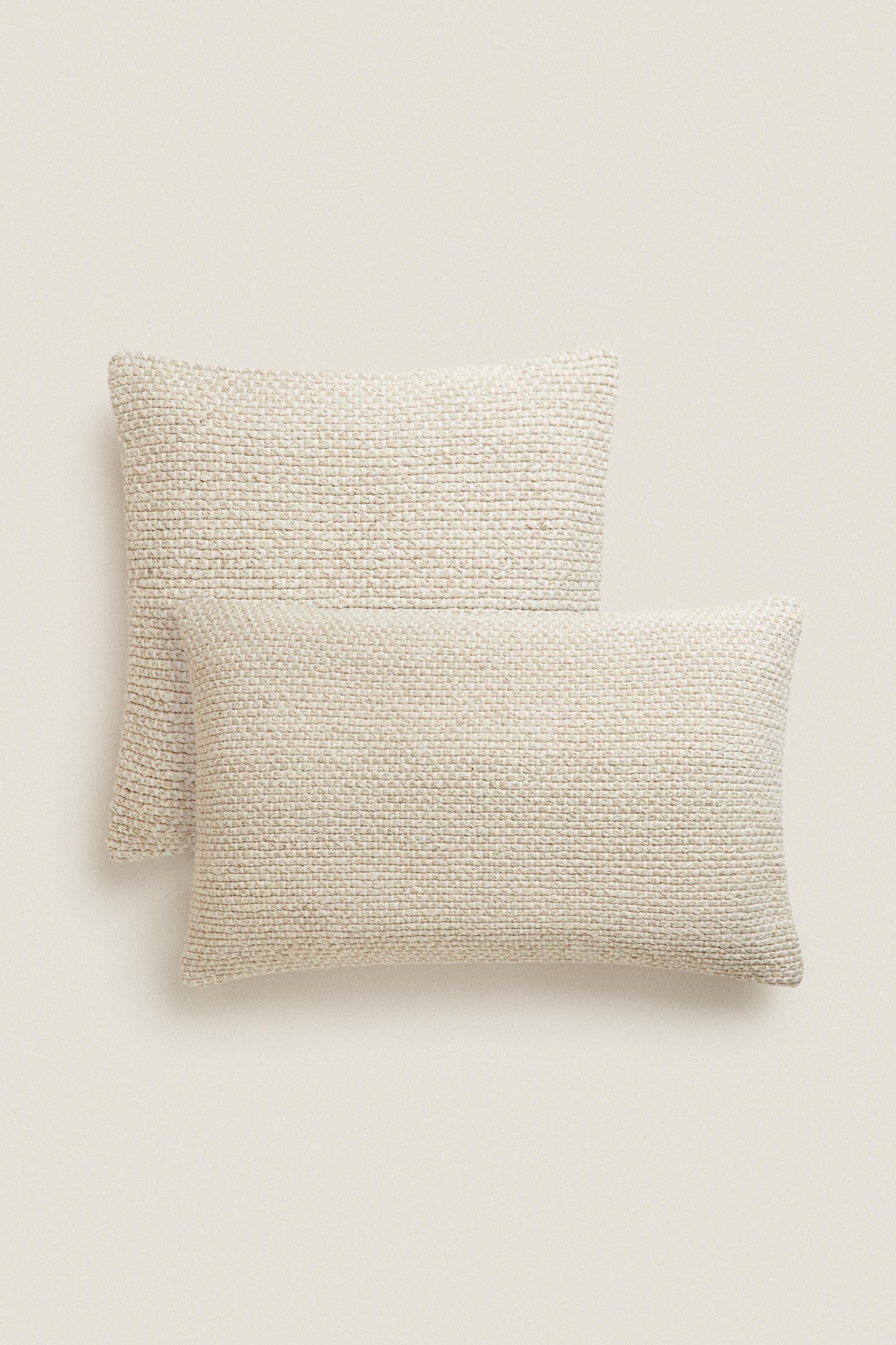 BRAIDED THROW PILLOW COVER