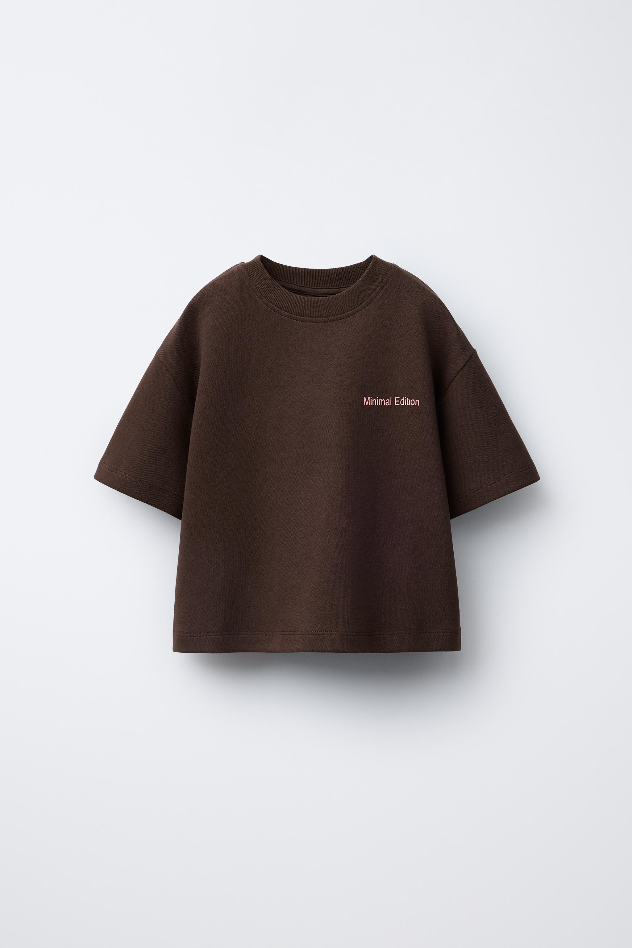 TEXT INTERLOCK T-SHIRT AND BERMUDA SET