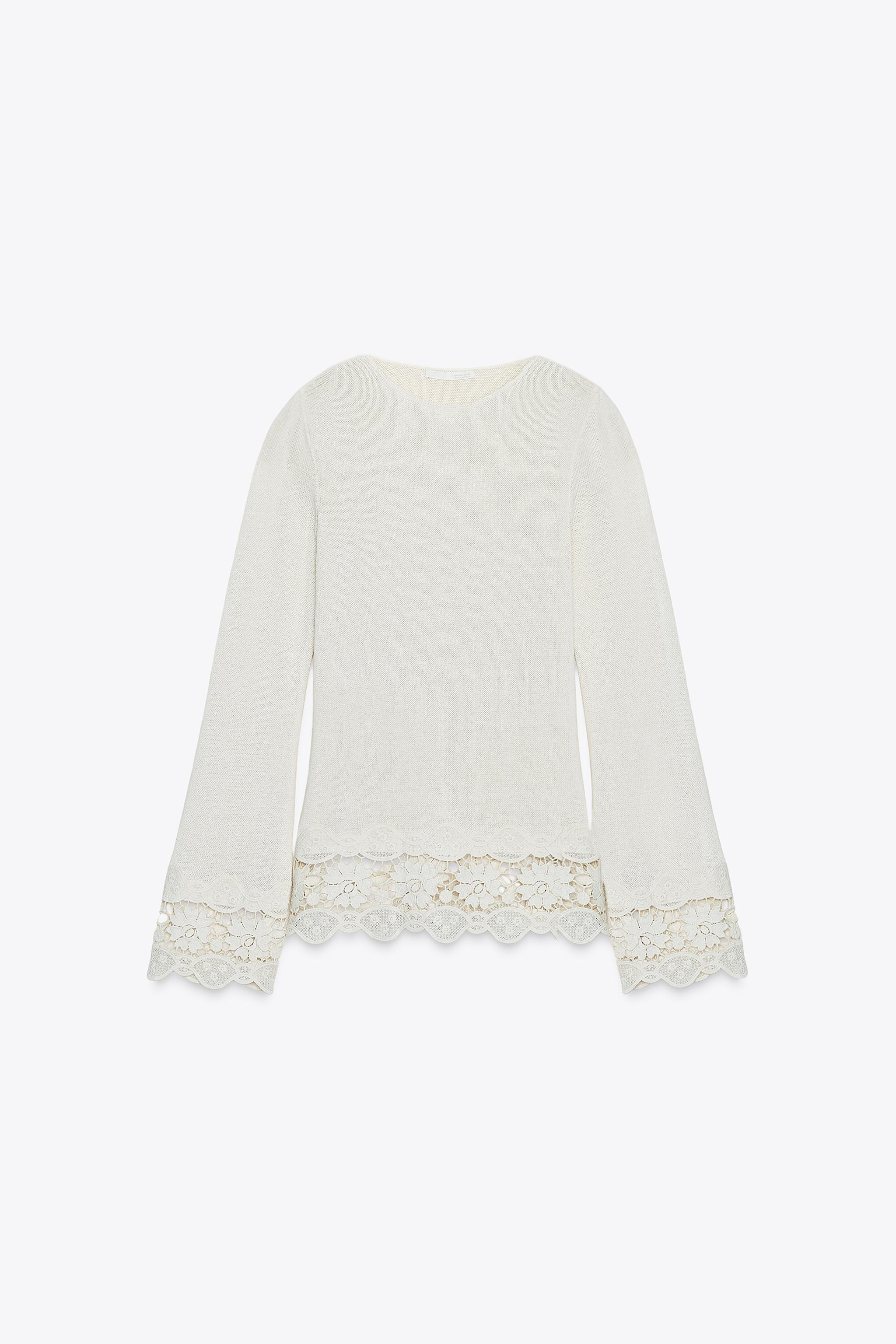 GUIPURE COMBINATION T-SHIRT