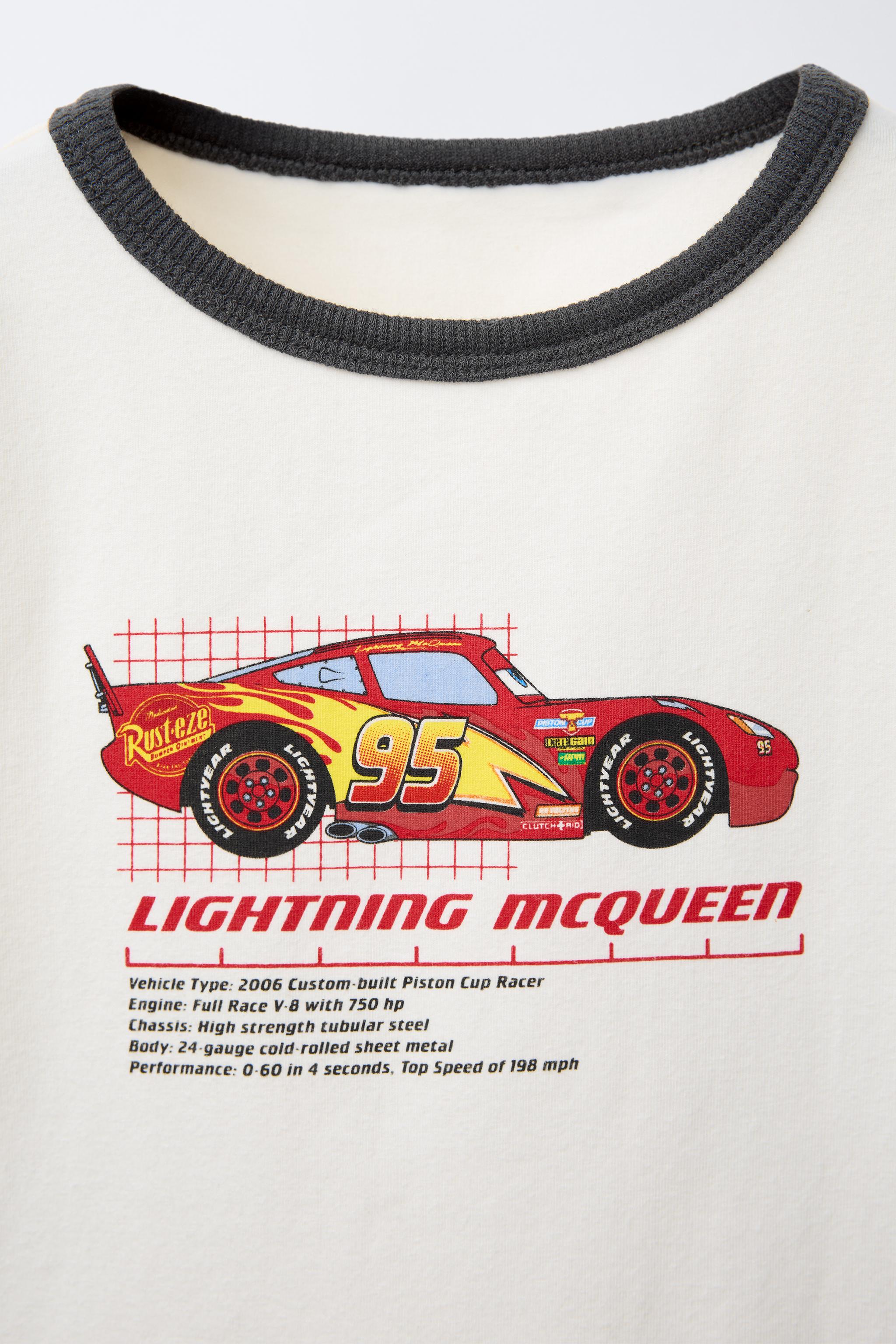 2-6 YEARS/ CARS RAYO MCQUEEN © DISNEY PRINTED PAJAMAS