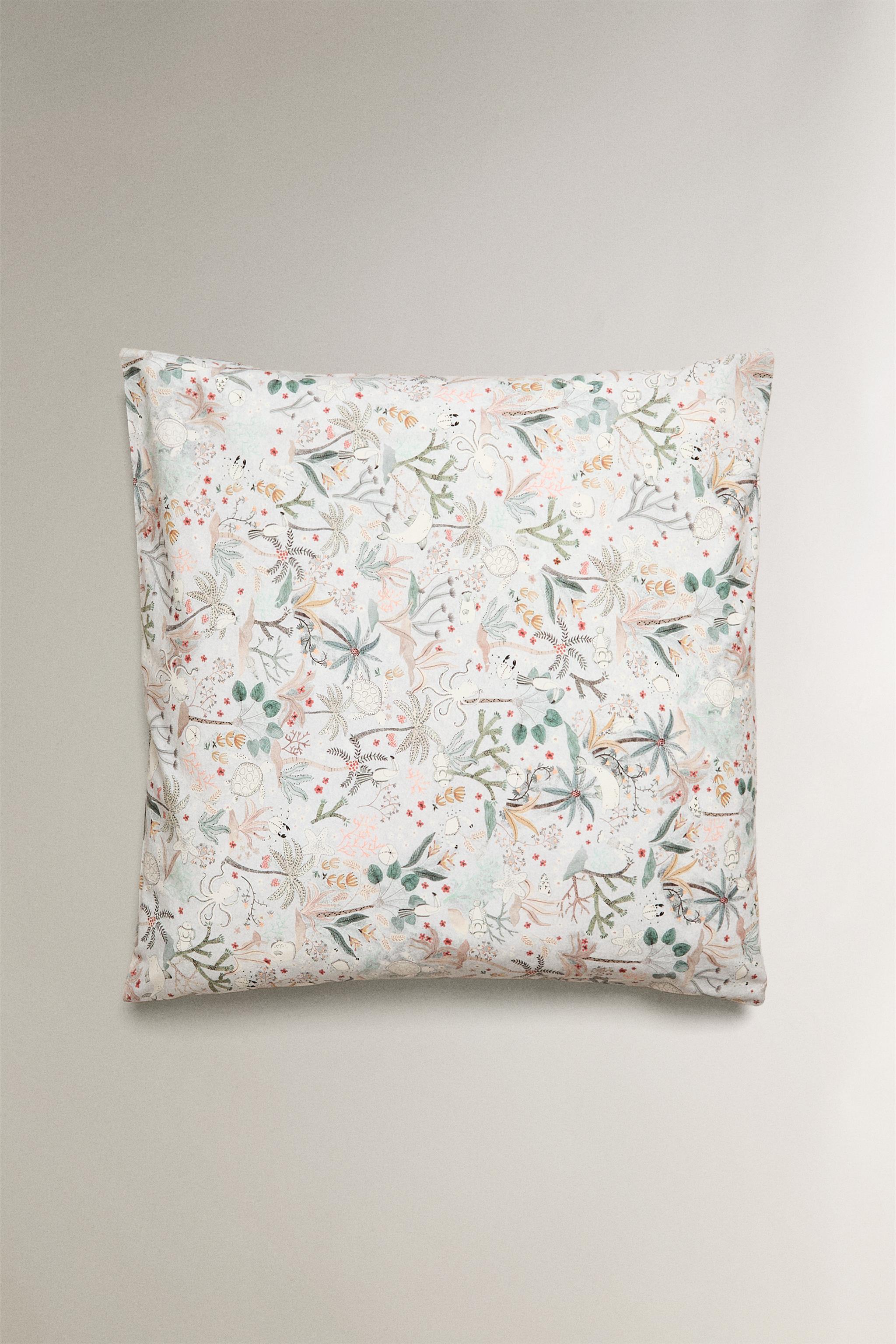 CHILDREN’S SEA PRINT PILLOWCASE