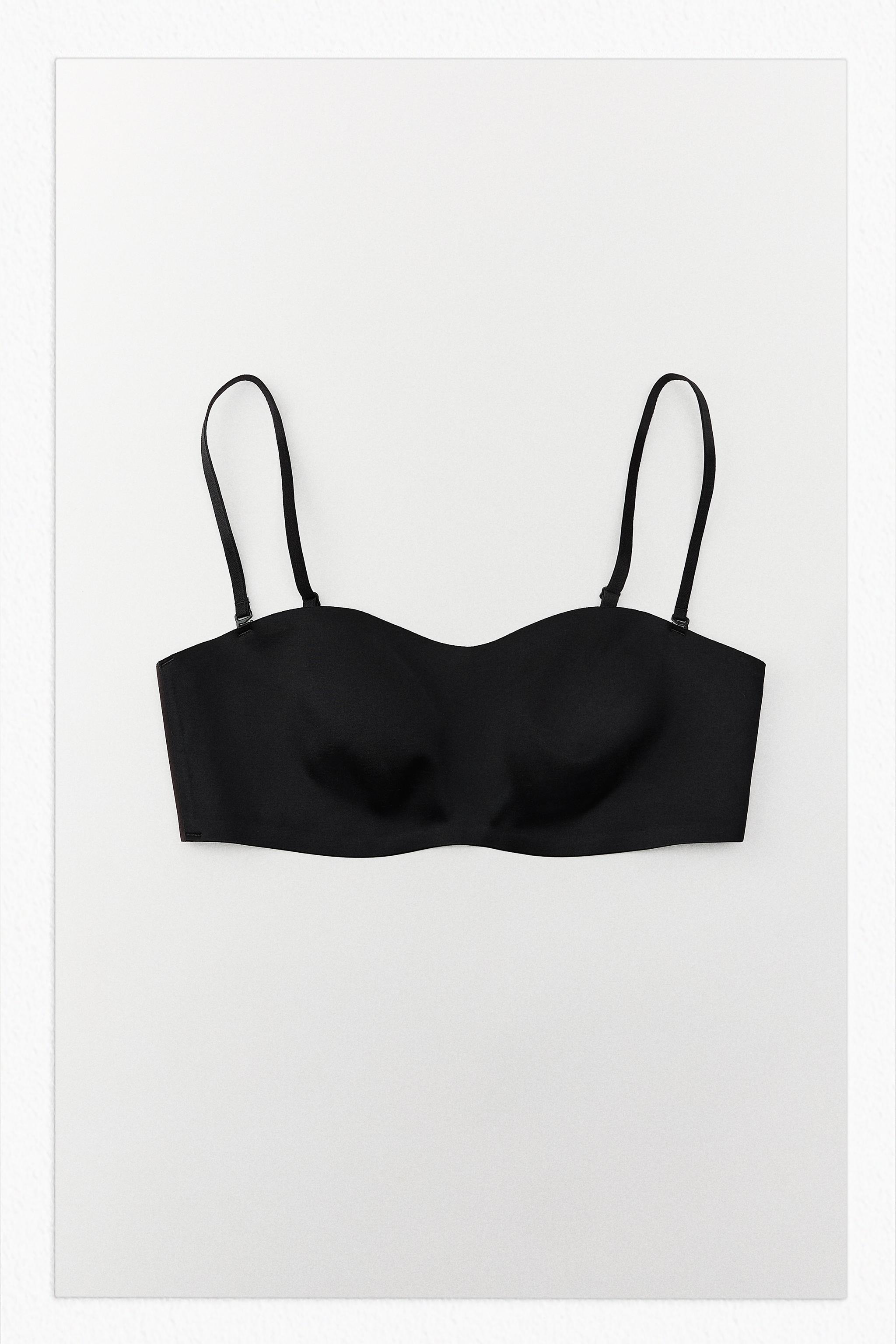 STRAPPY BANDEAU BRA WITH POLYAMIDE