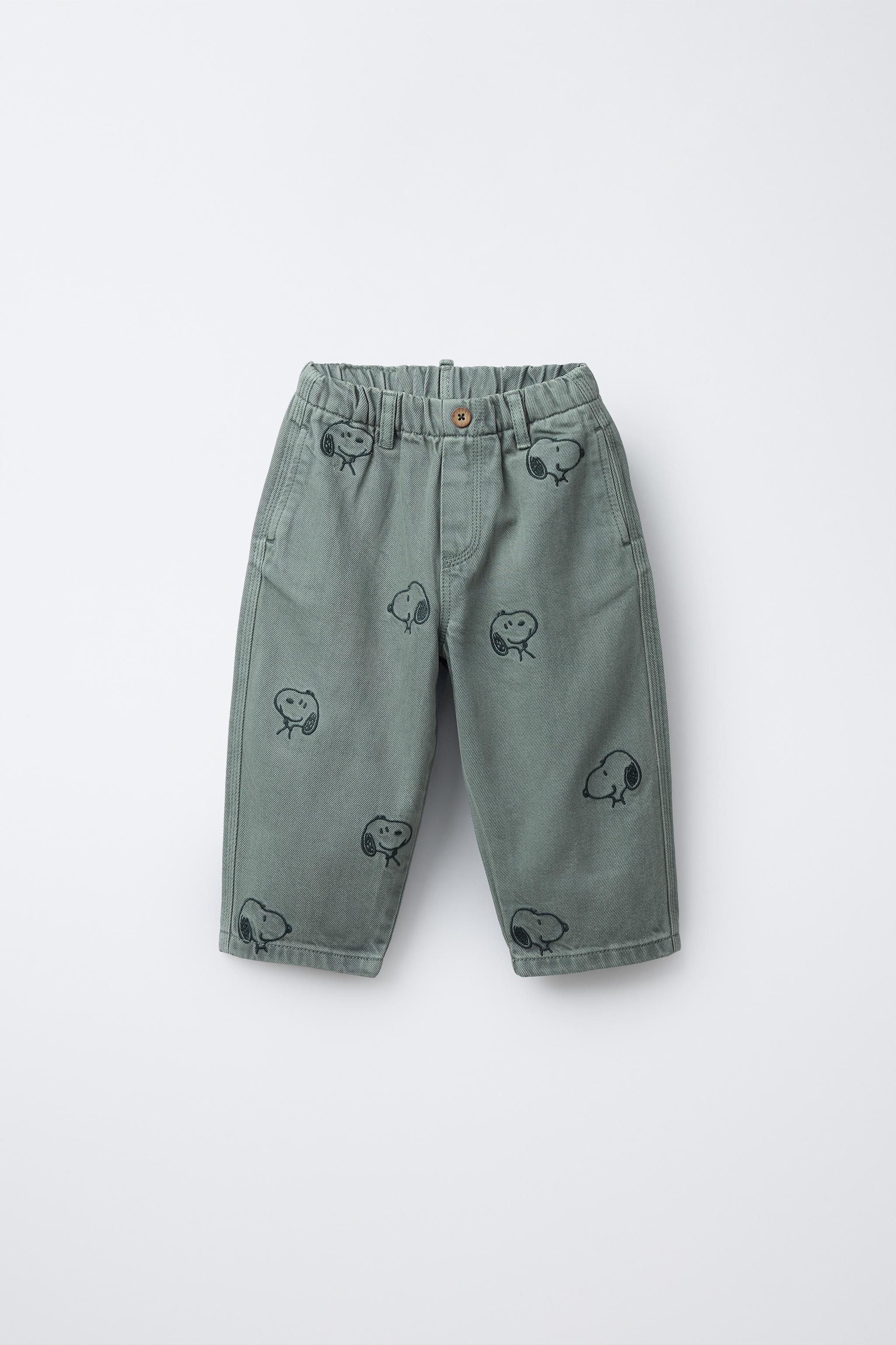 SNOOPY PEANUTS™ TWILL BAGGY PANTS