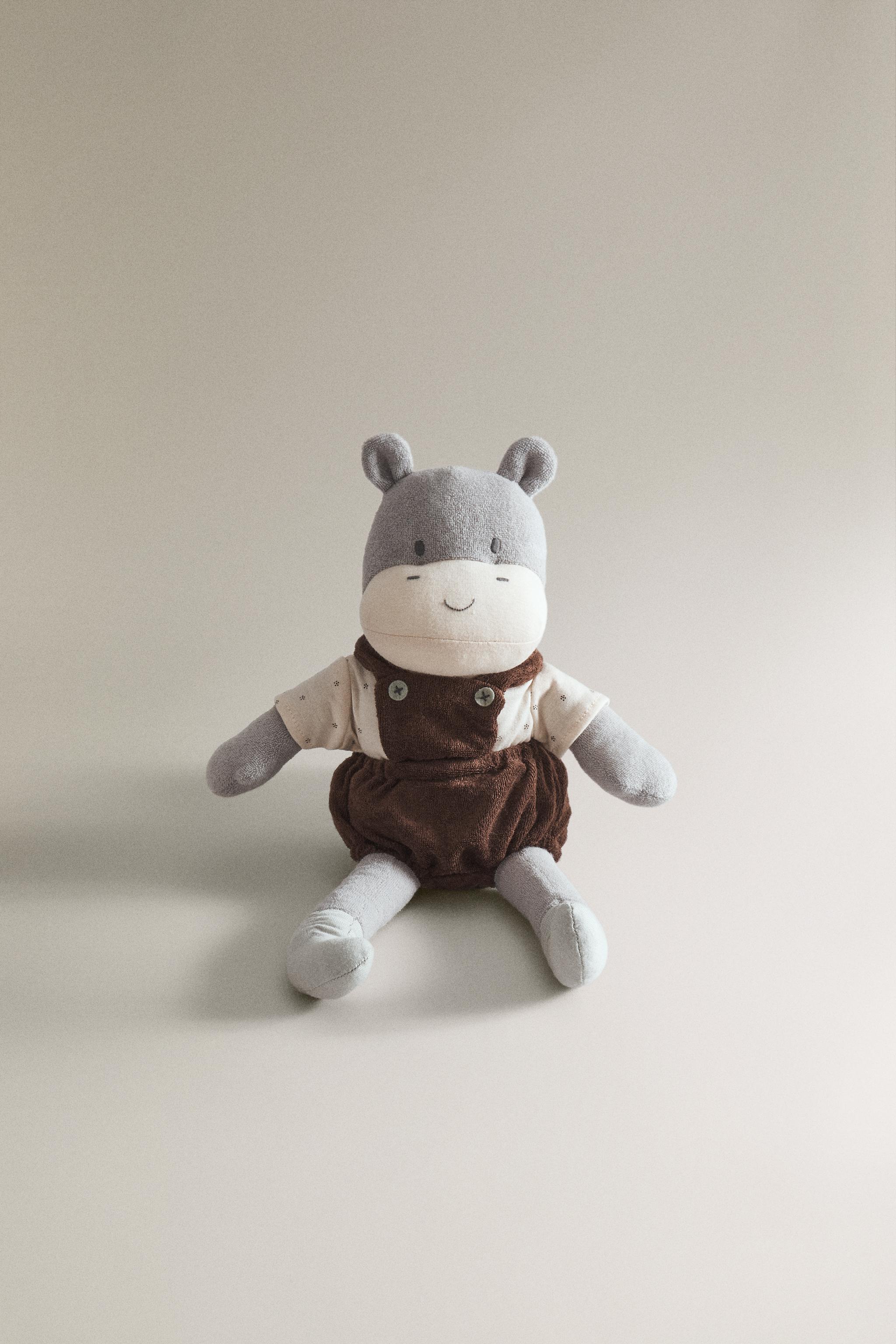 CHILDREN'S MUSICAL HIPPOPOTAMUS PLUSH TOY
