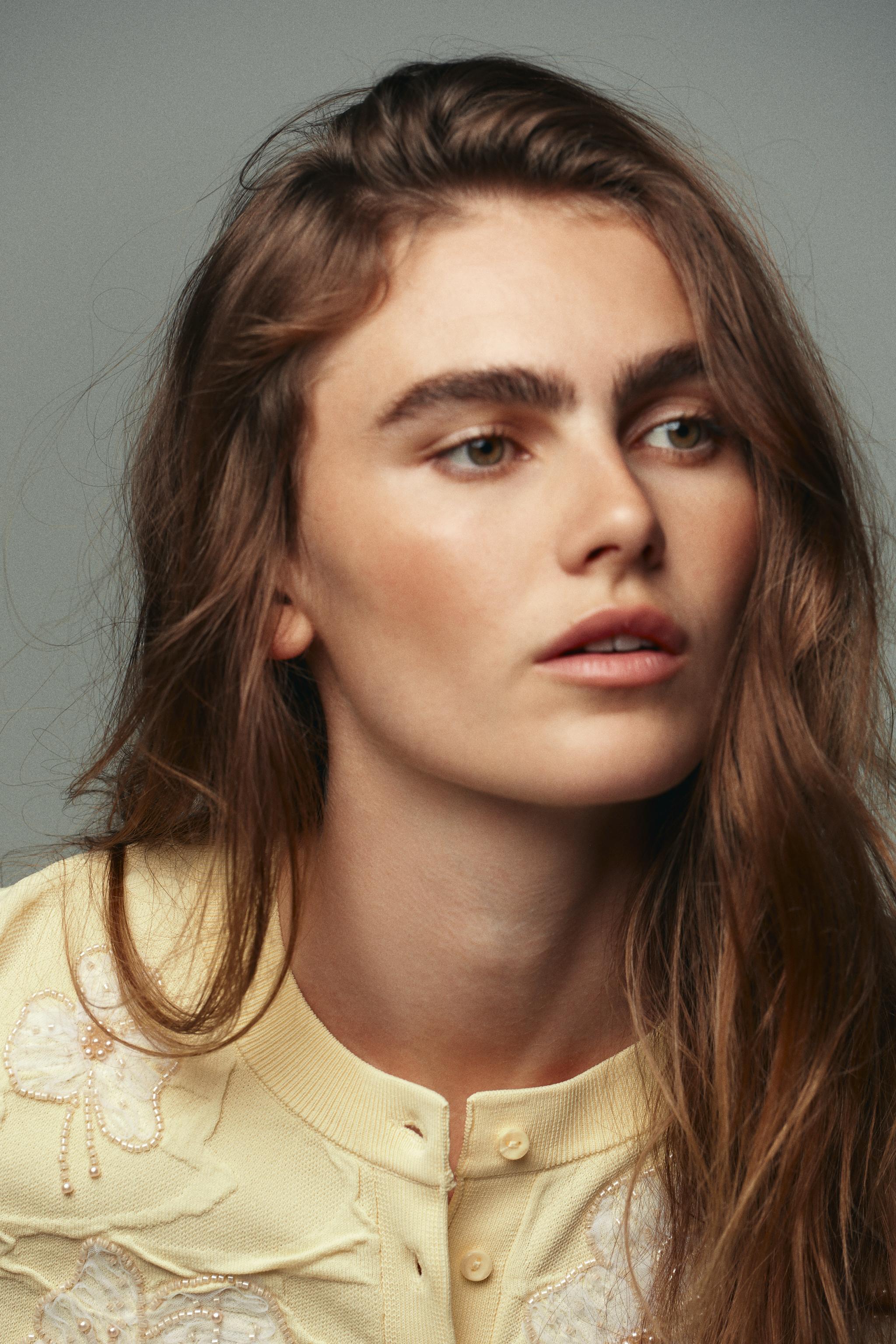 BEADED KNIT CARDIGAN