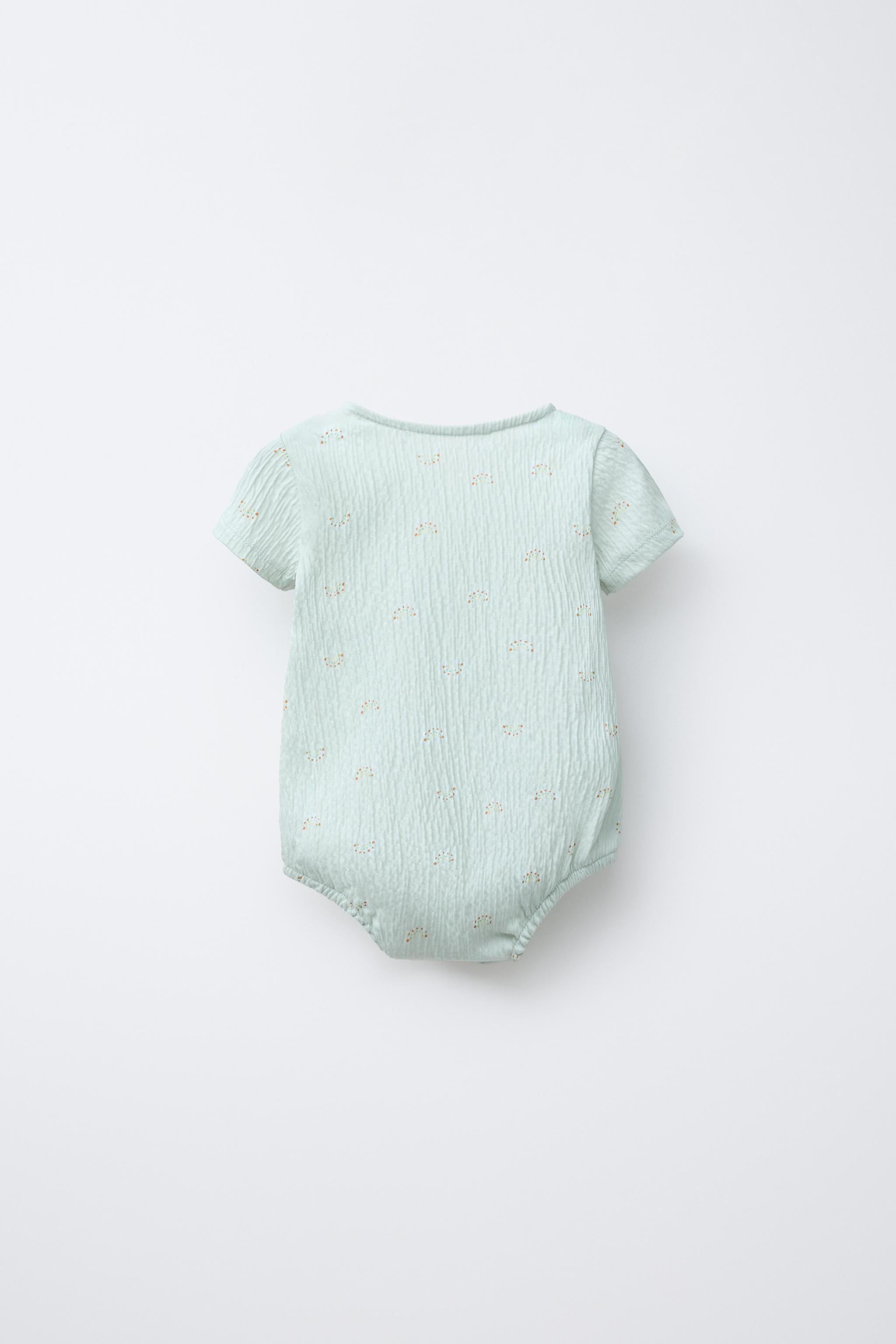 RAINBOW TEXTURED WRAP BODYSUIT