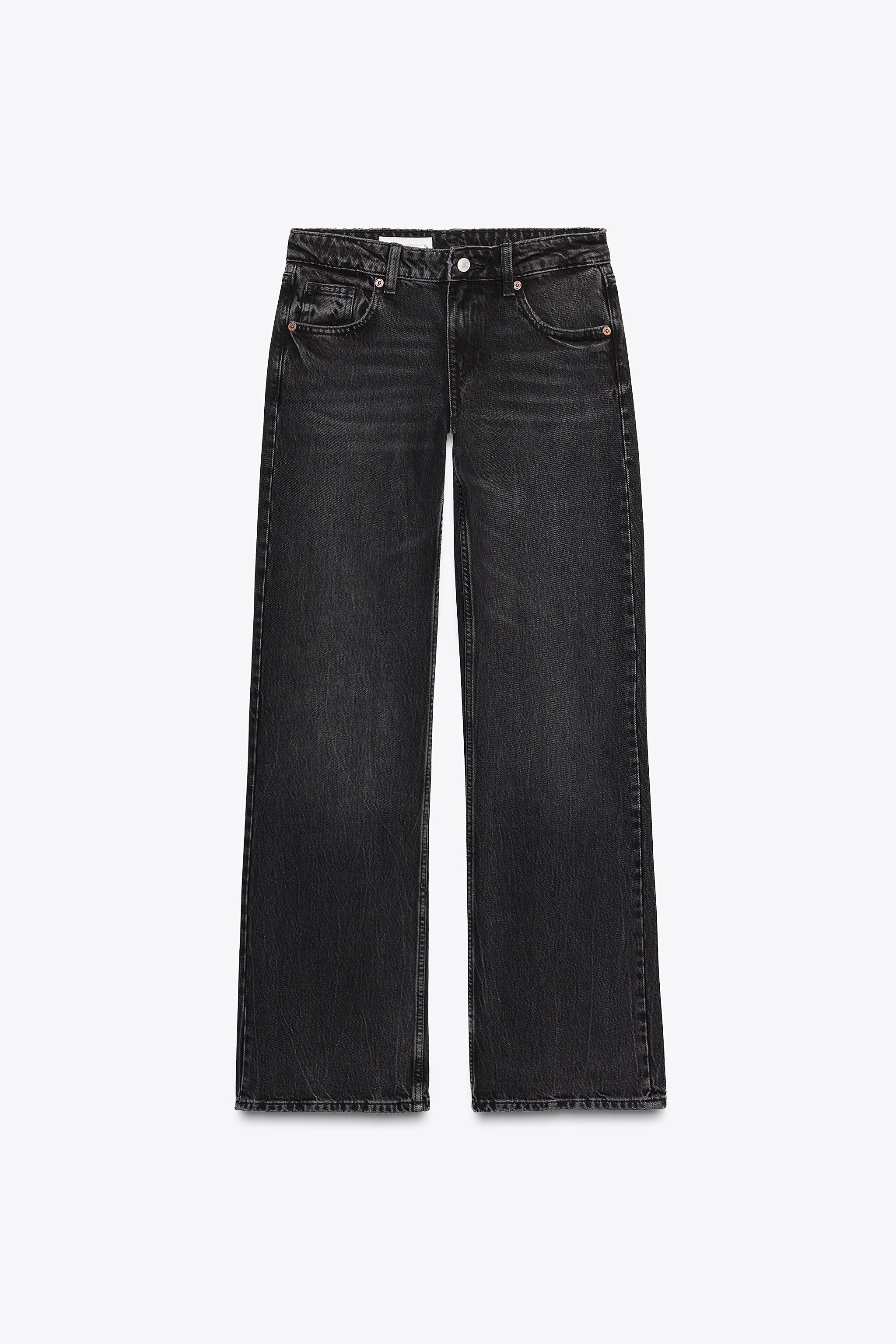 TRF LOW RISE WIDE LEG JEANS