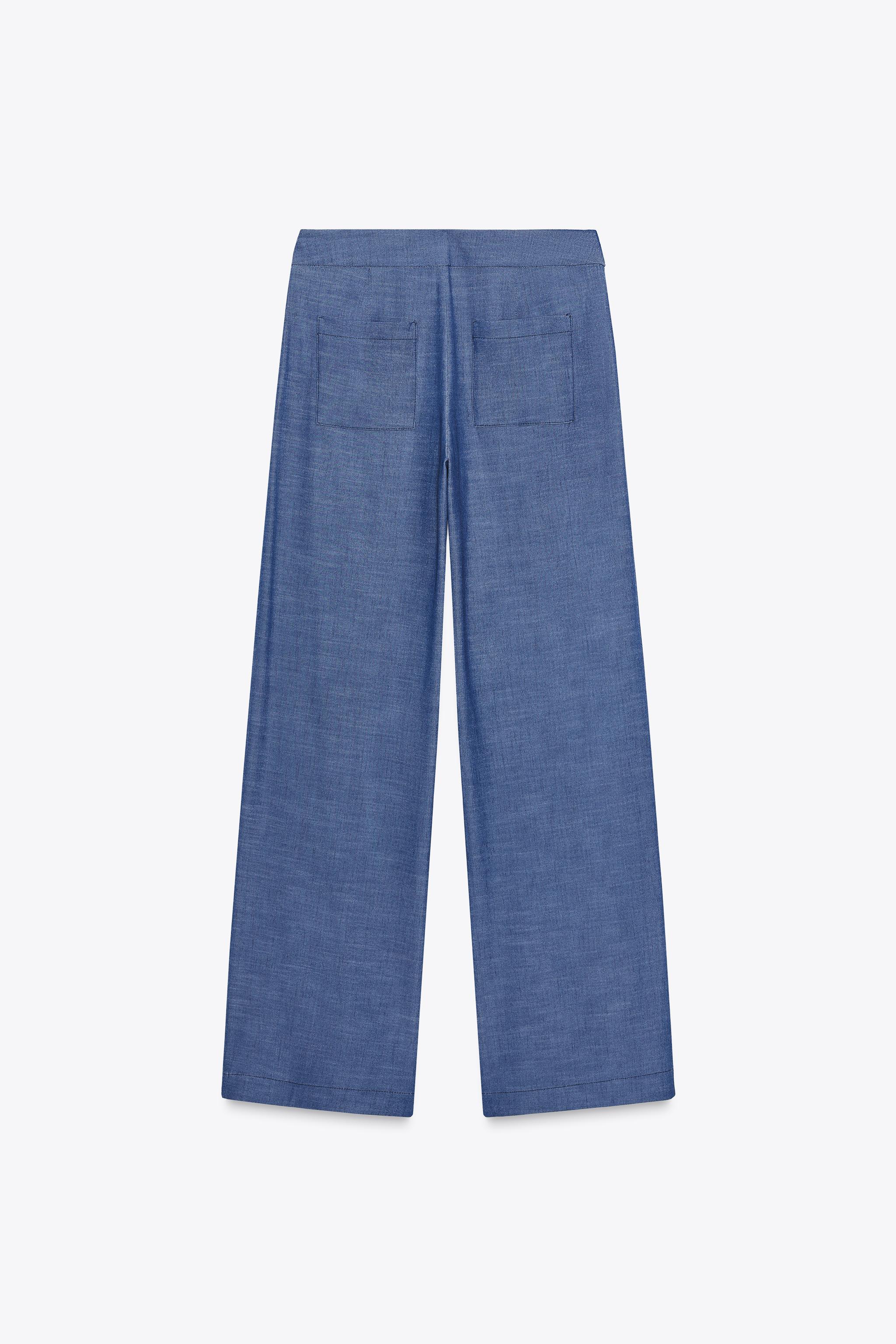 FLORAL WIDE LEG PANTS