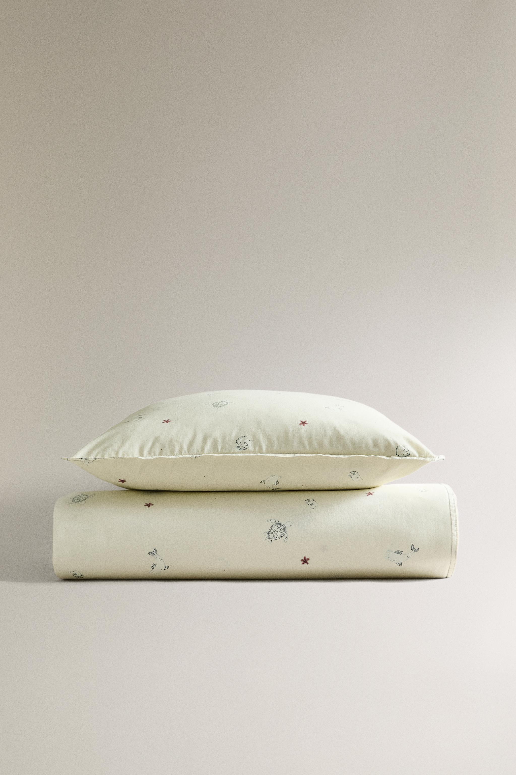 CHILDREN’S SEA PRINT DUVET COVER