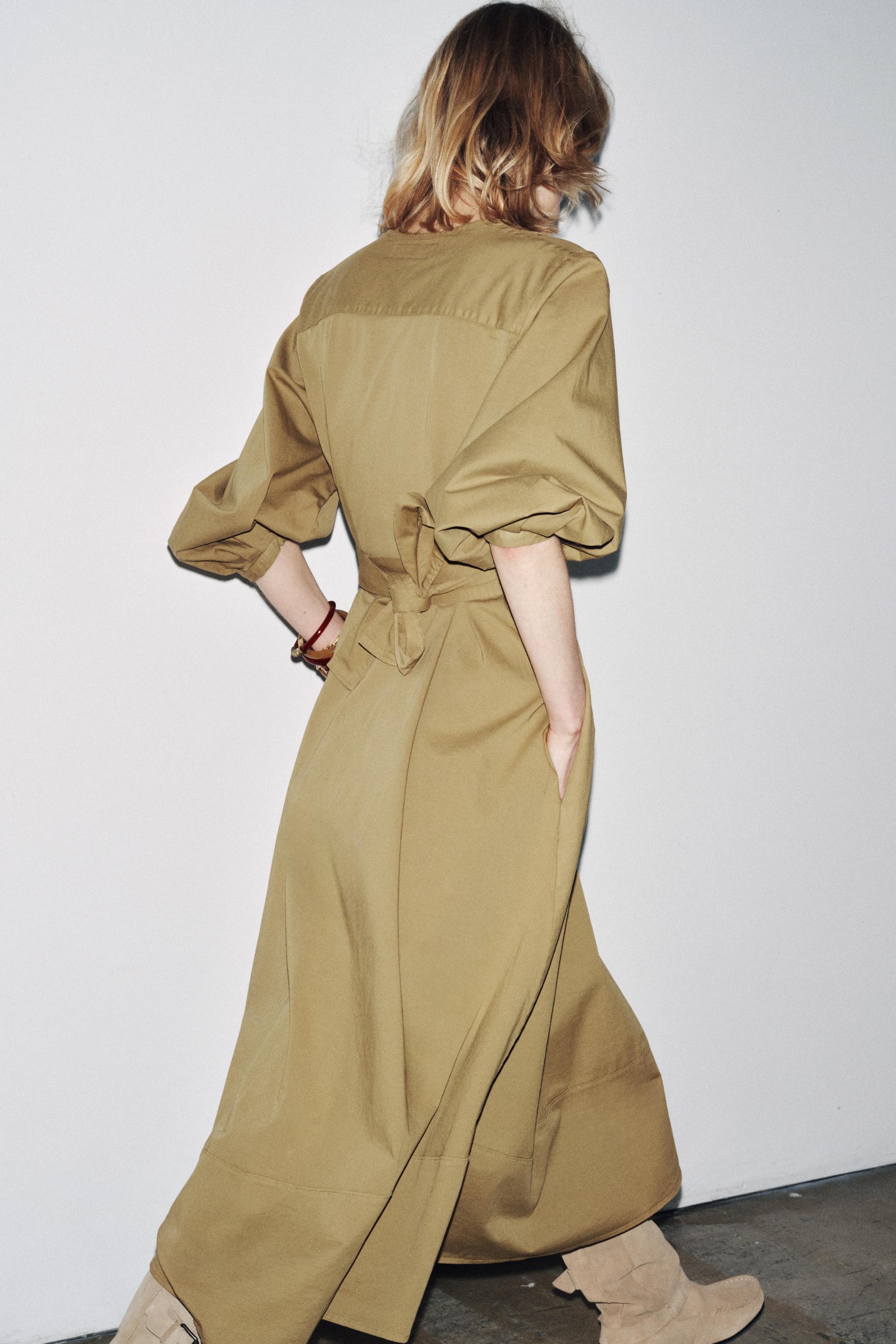 ZW COLLECTION BELTED SHIRT DRESS