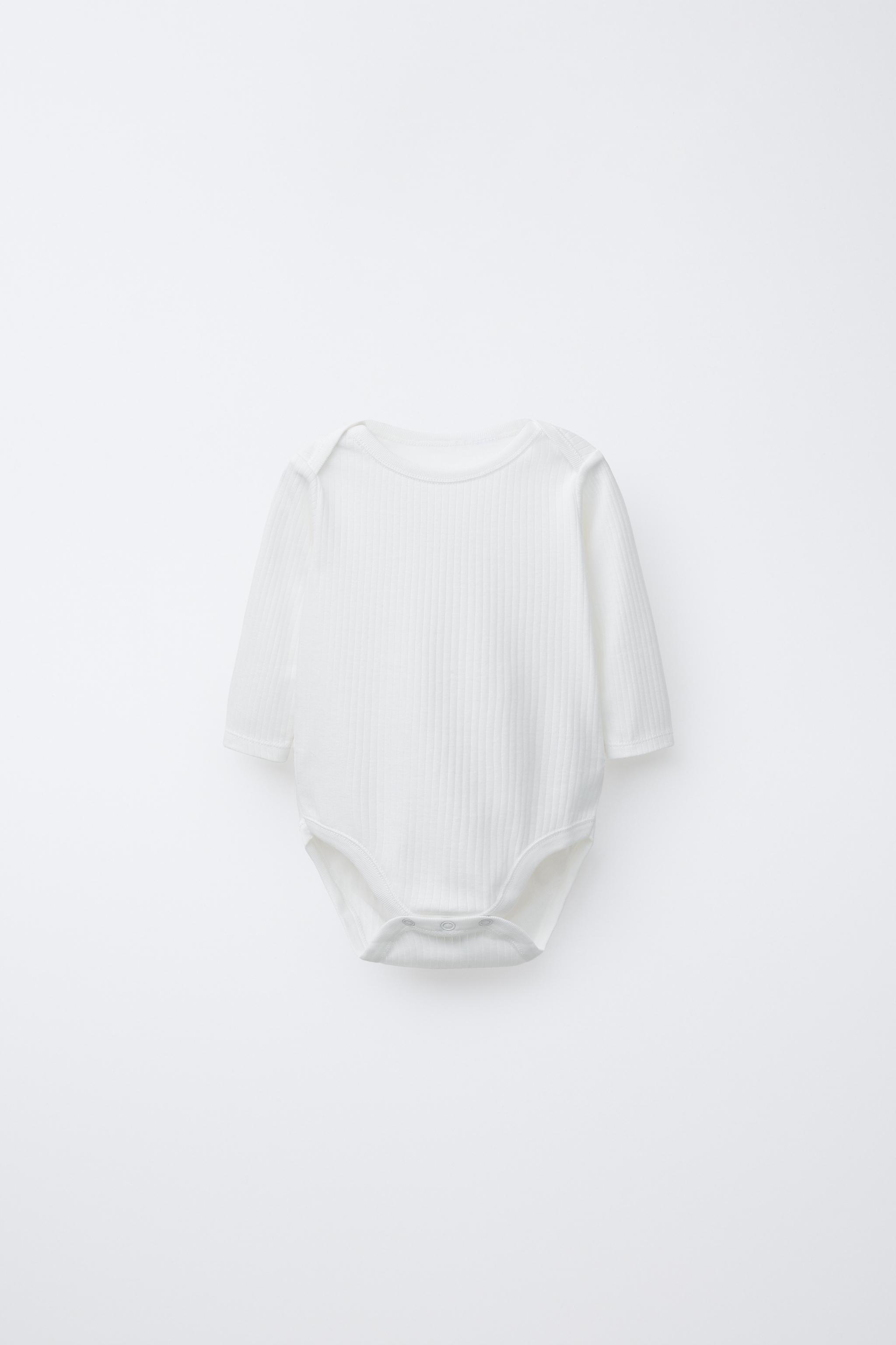 6 MONTHS-3 YEARS/ THREE-PACK OF LONG SLEEVE BODYSUITS