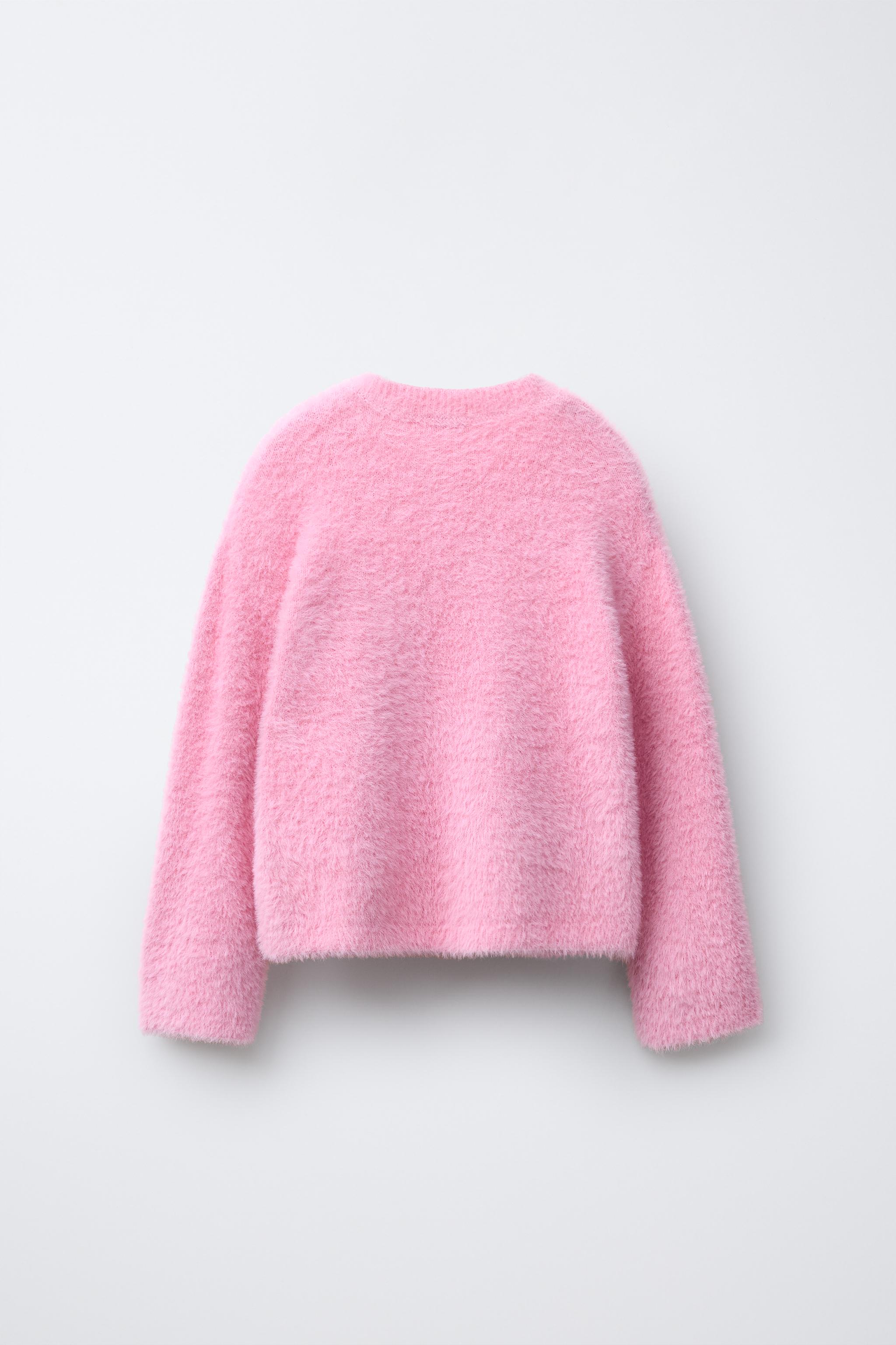 HAIR EFFECT KNIT SWEATER
