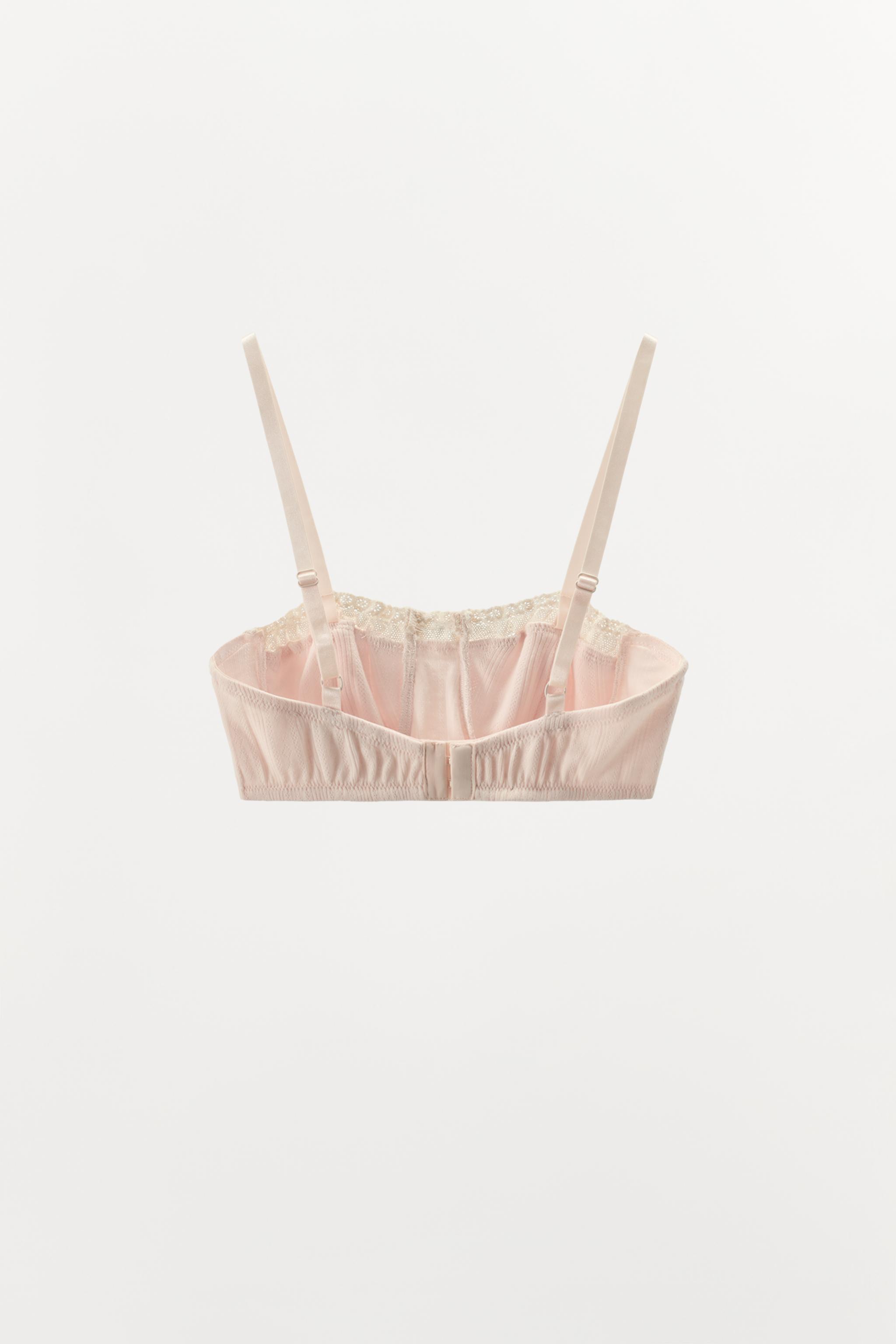 FLOWER POINTELLE BRALETTE