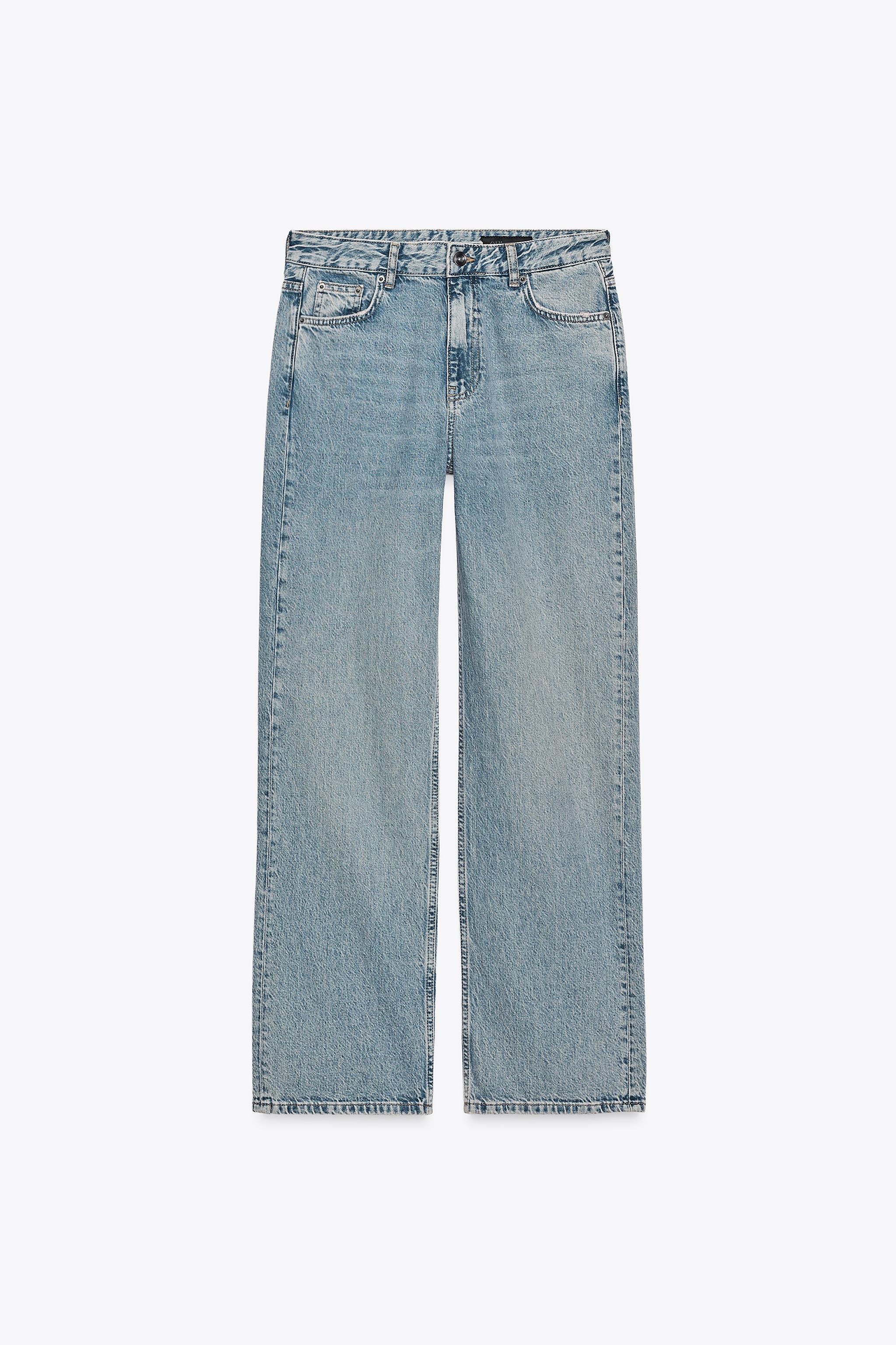 ZW COLLECTION RELAXED MID-RISE JEANS