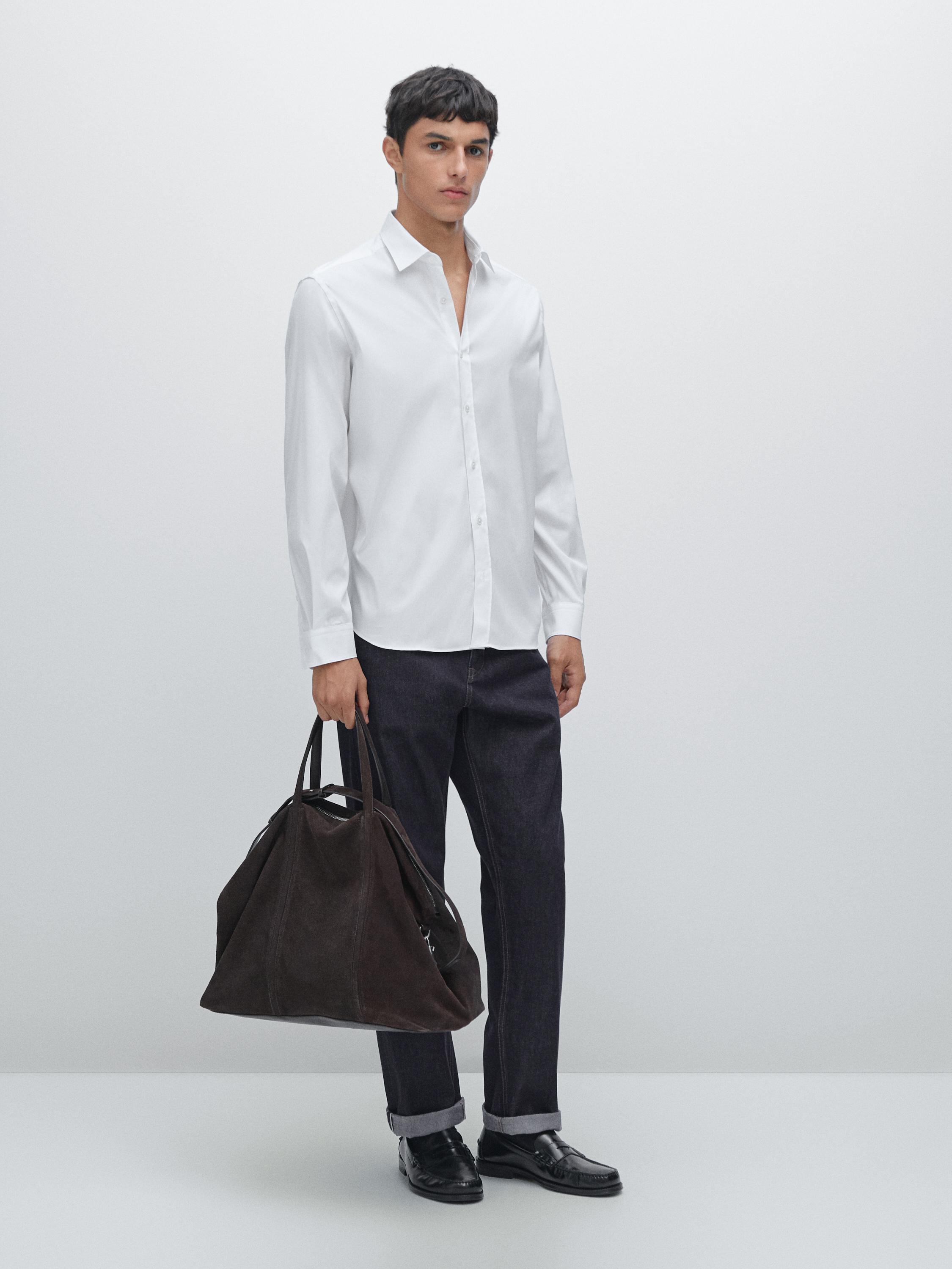 Slim fit stretch shirt