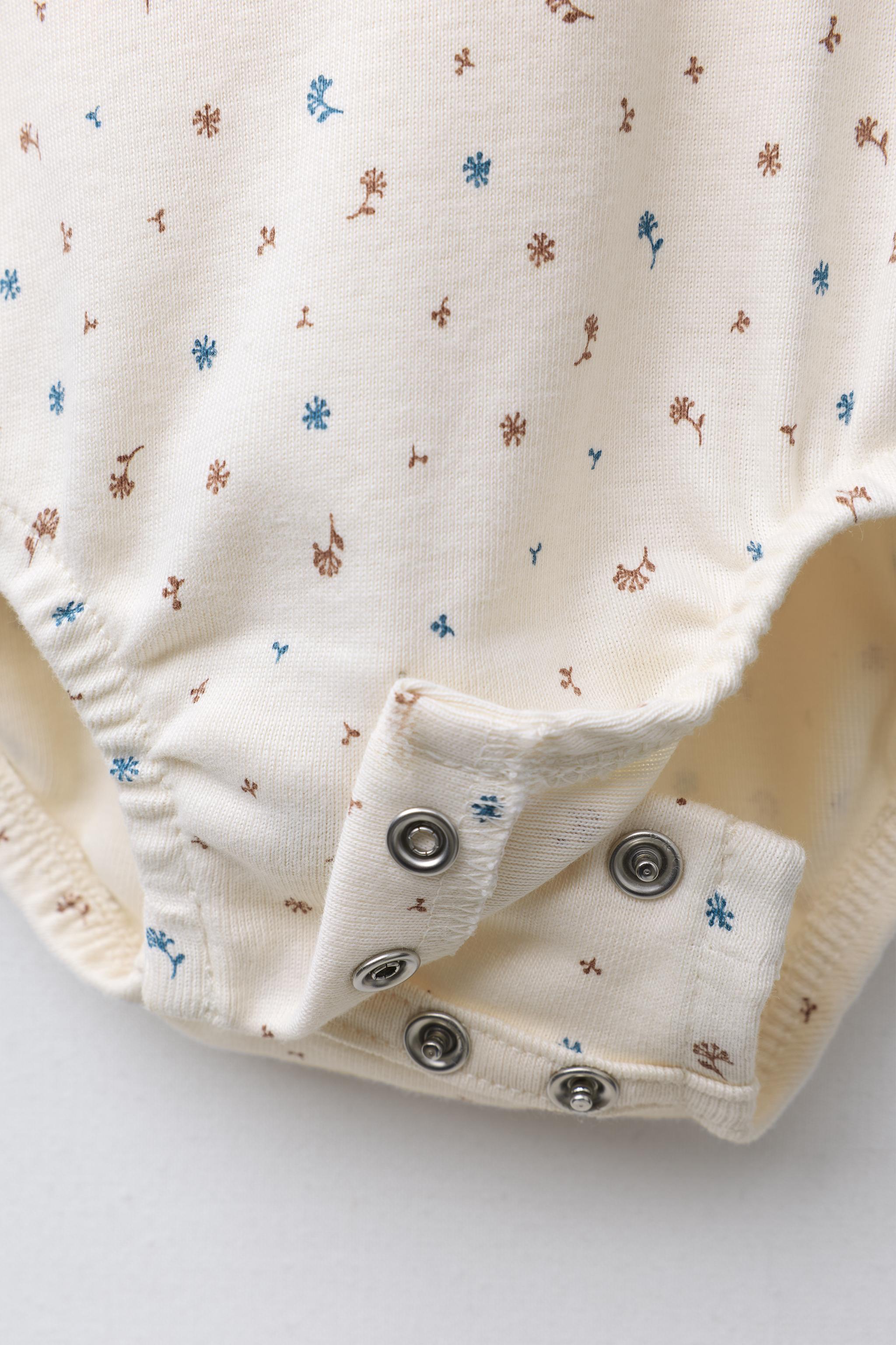 FLORAL BODYSUIT AND LEGGINGS SET