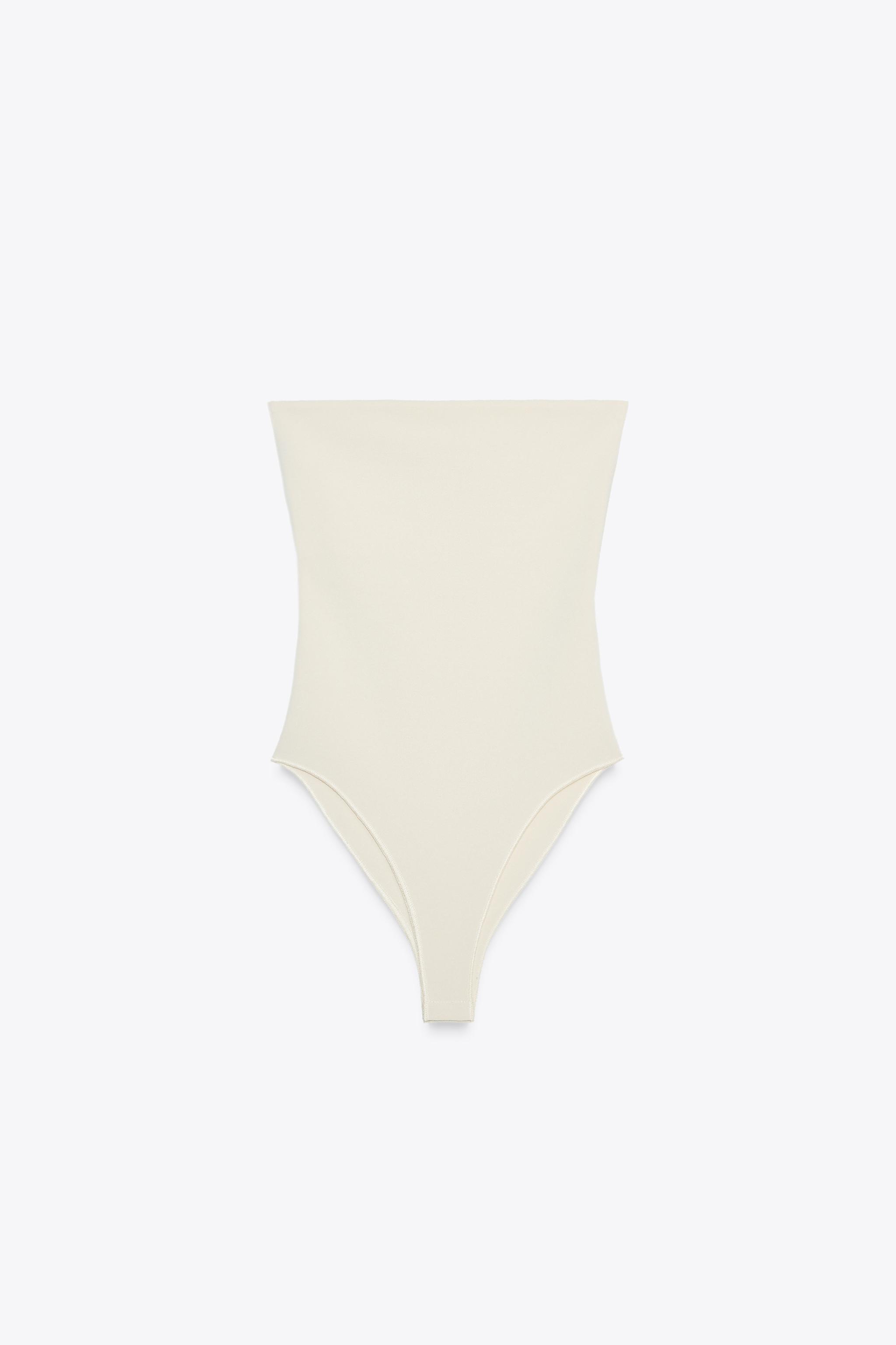 STRETCH BANDEAU BODYSUIT