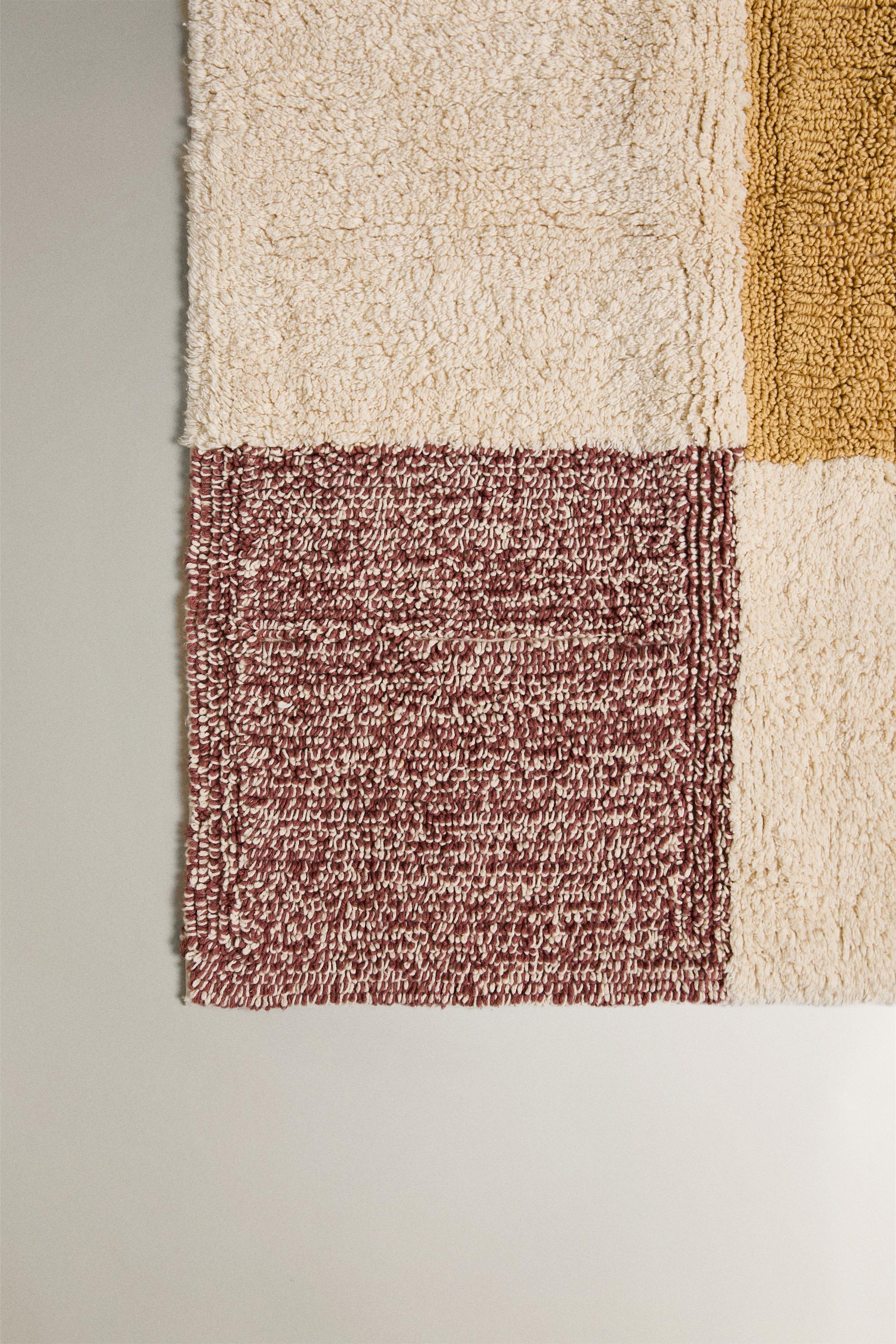 CHILDREN'S COTTON PATCHWORK AREA RUG