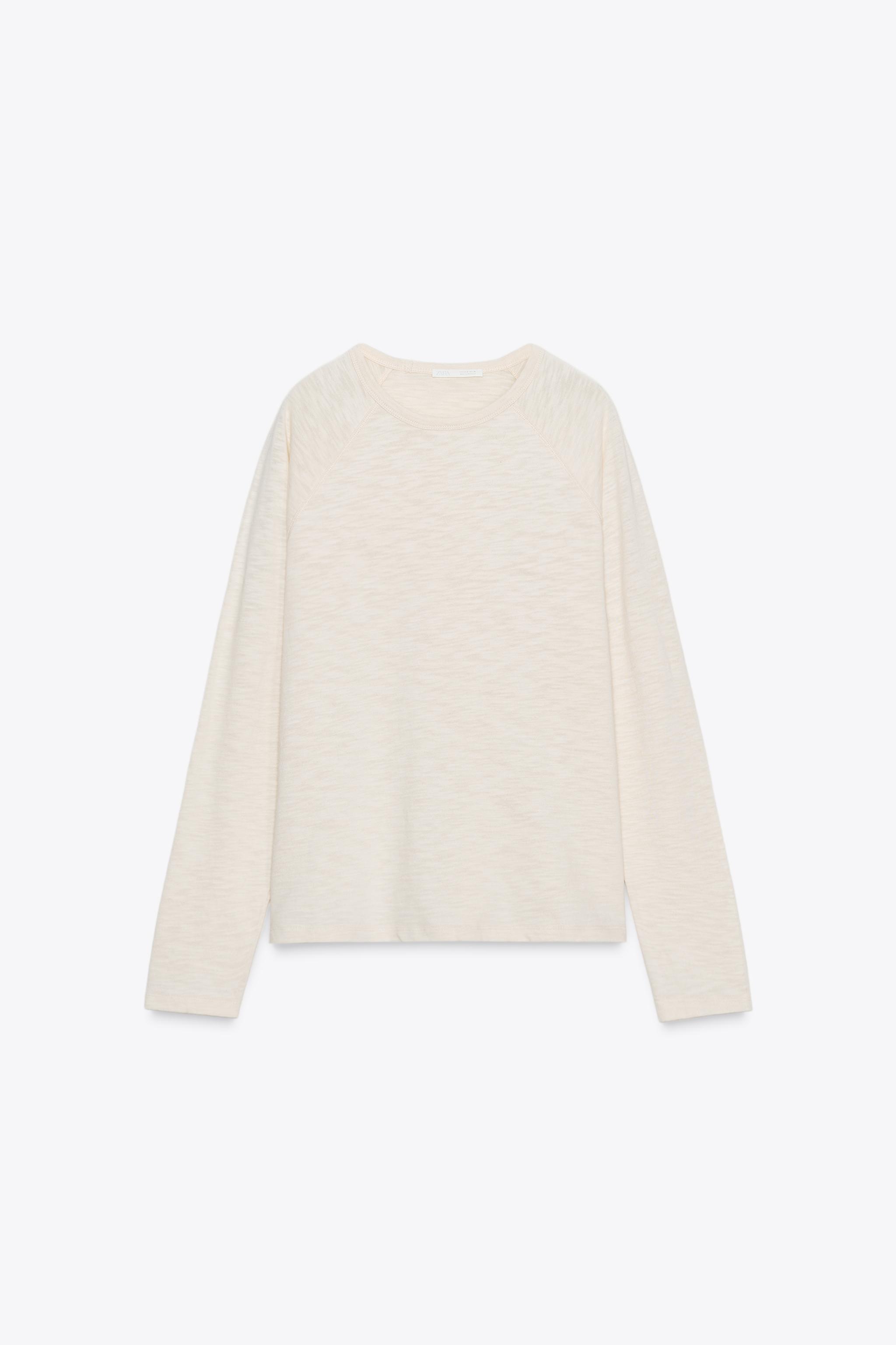 COTTON RAGLAN SLEEVE T-SHIRT