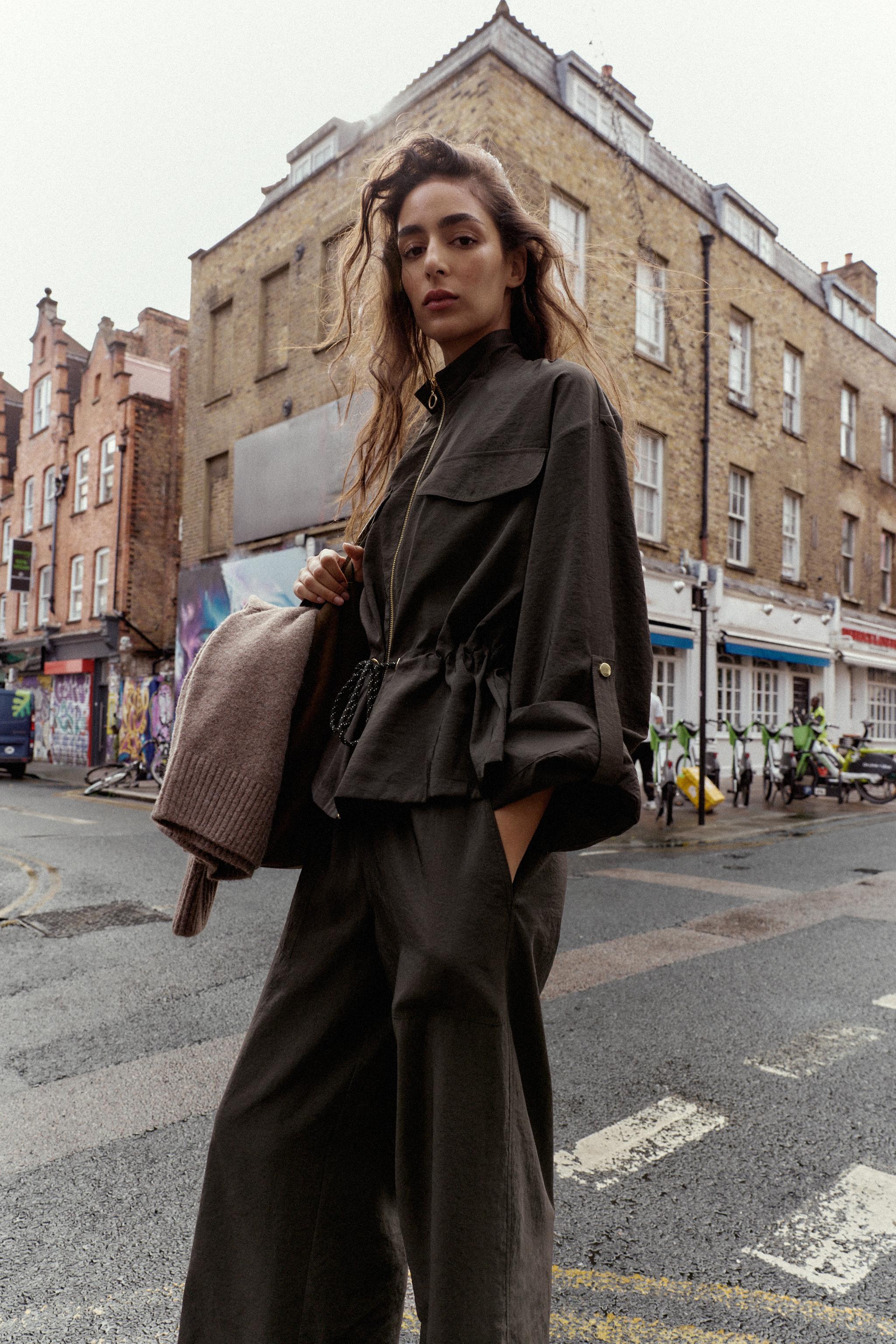 SAFARI JACKET WITH DRAWSTRING