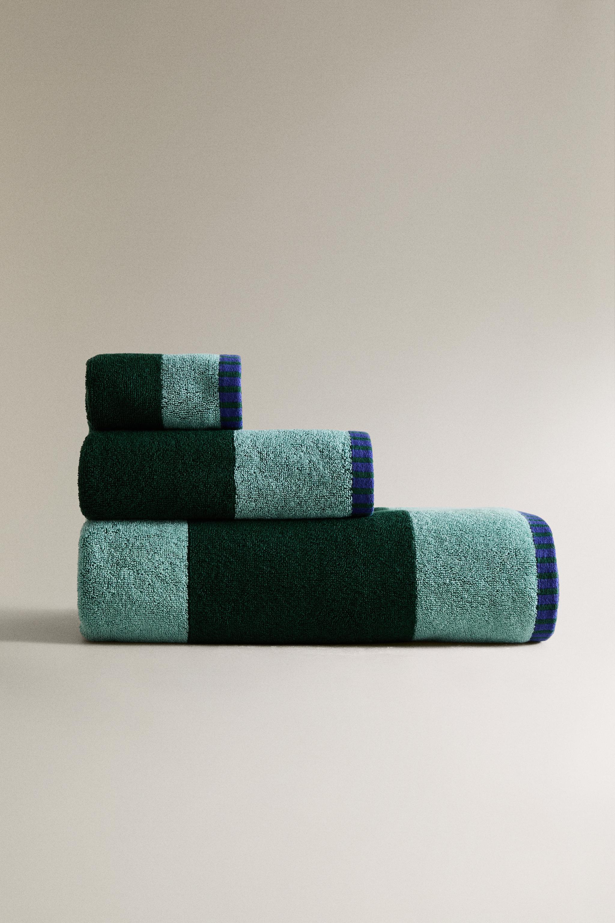 STRIPED COTTON TOWEL X COLLAGERIE