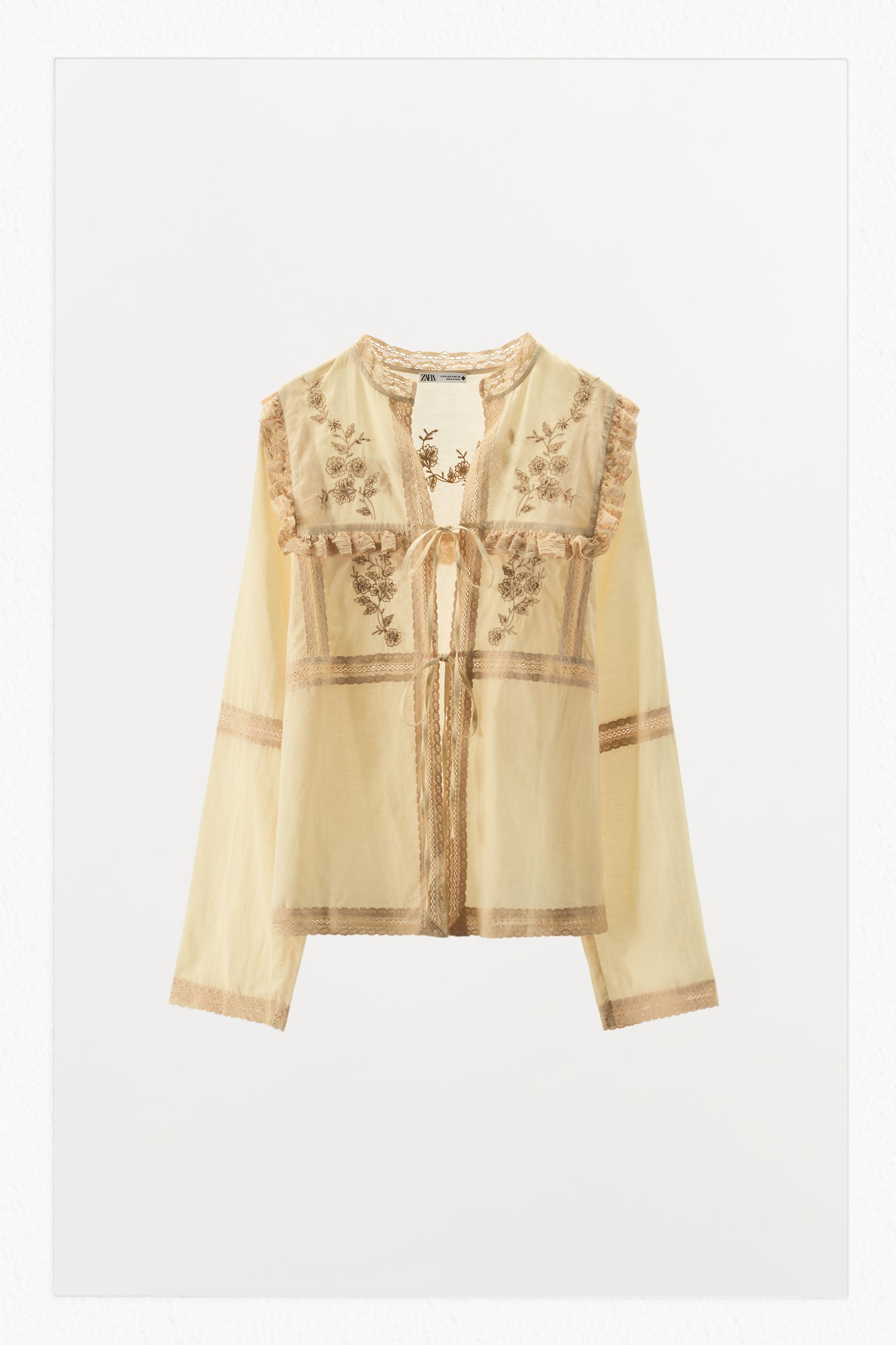 EMBROIDERED LACE BLOUSE LIMITED EDITION