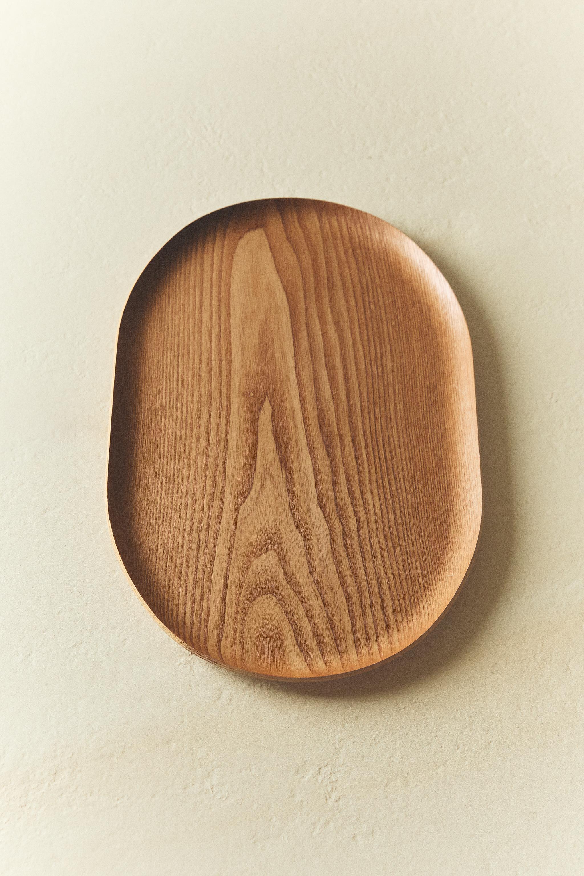 OVAL WOOD TRAY