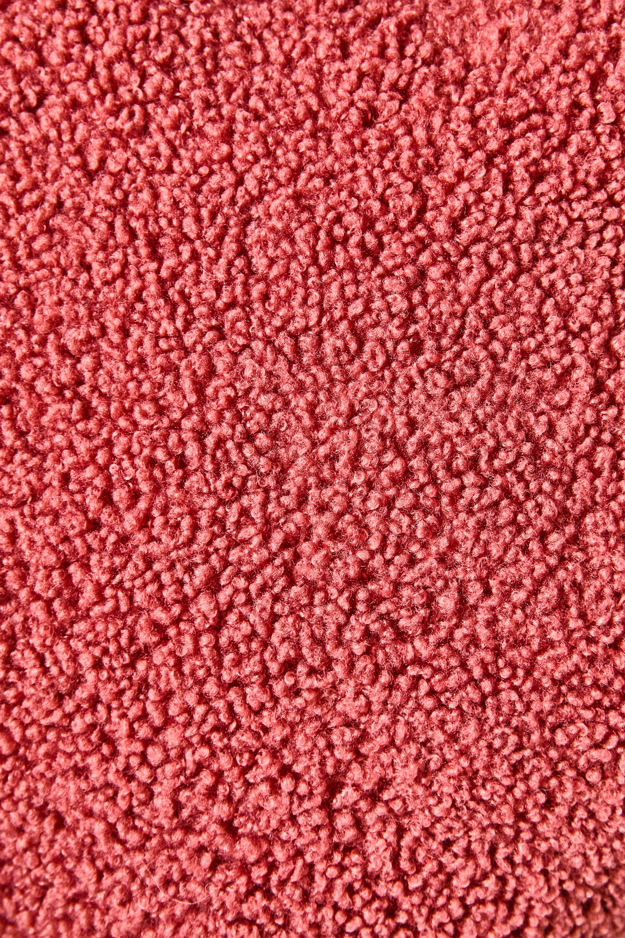 CHILDREN’S SMALL FAUX SHEARLING STAR THROW PILLOW