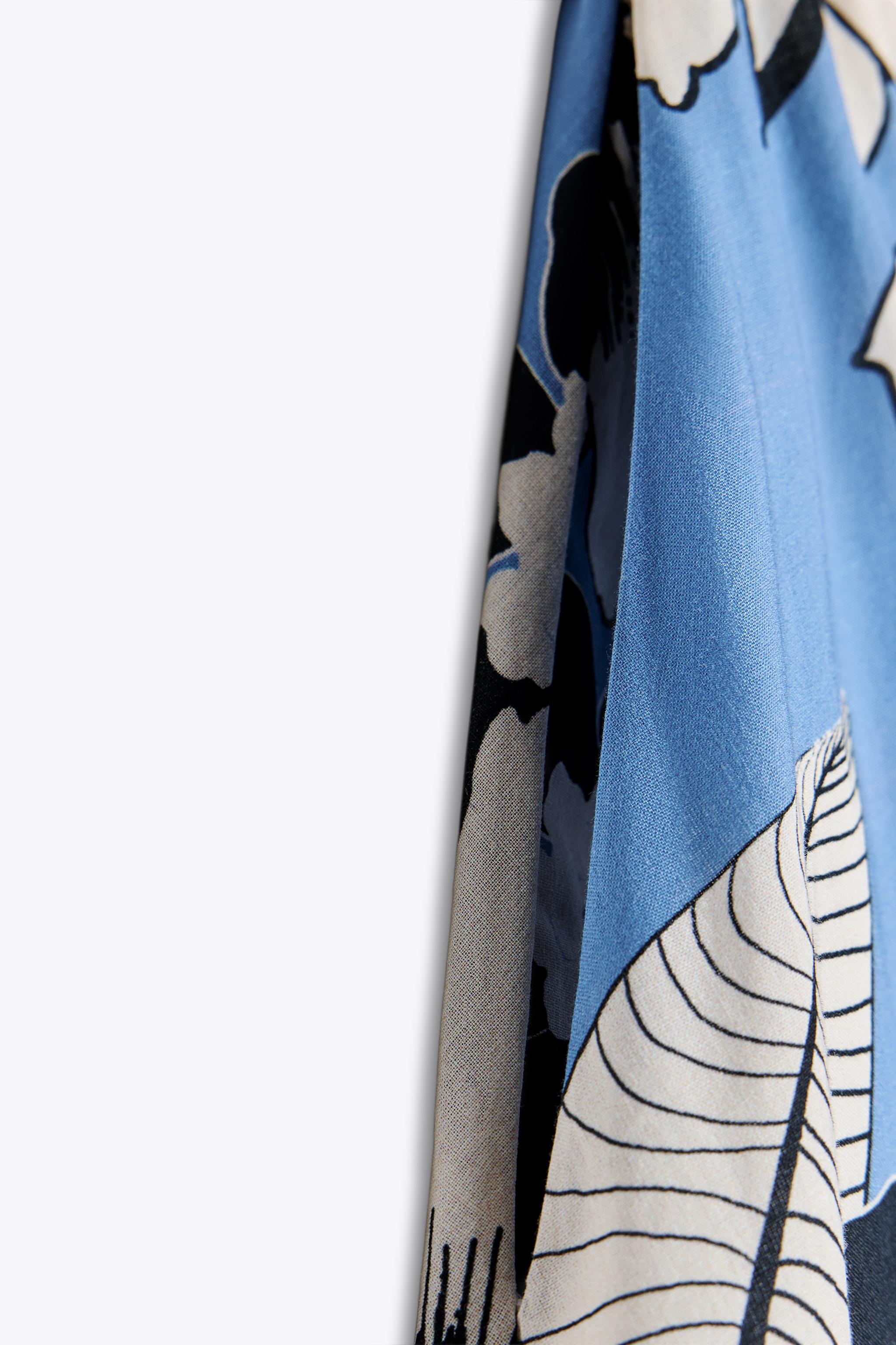 ZW COLLECTION PRINTED MIDI SKIRT