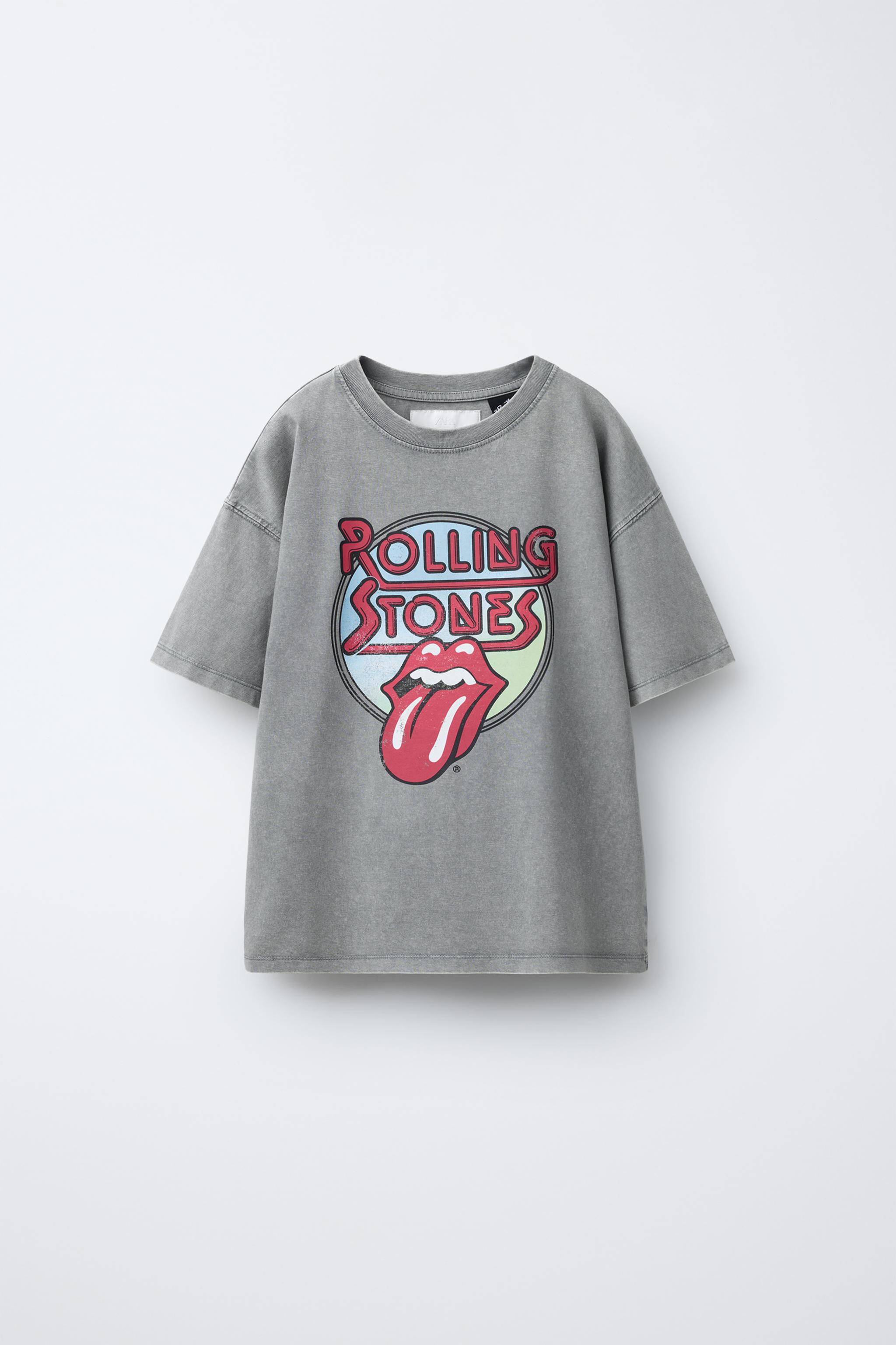ROLLING STONES © WASHED EFFECT T-SHIRT