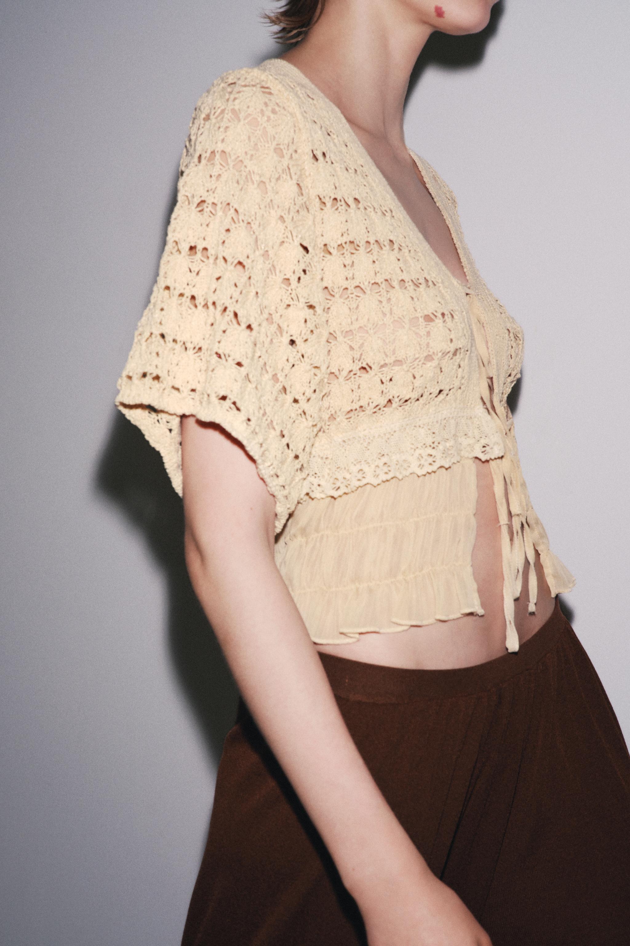 COMBINATION KNIT CARDIGAN