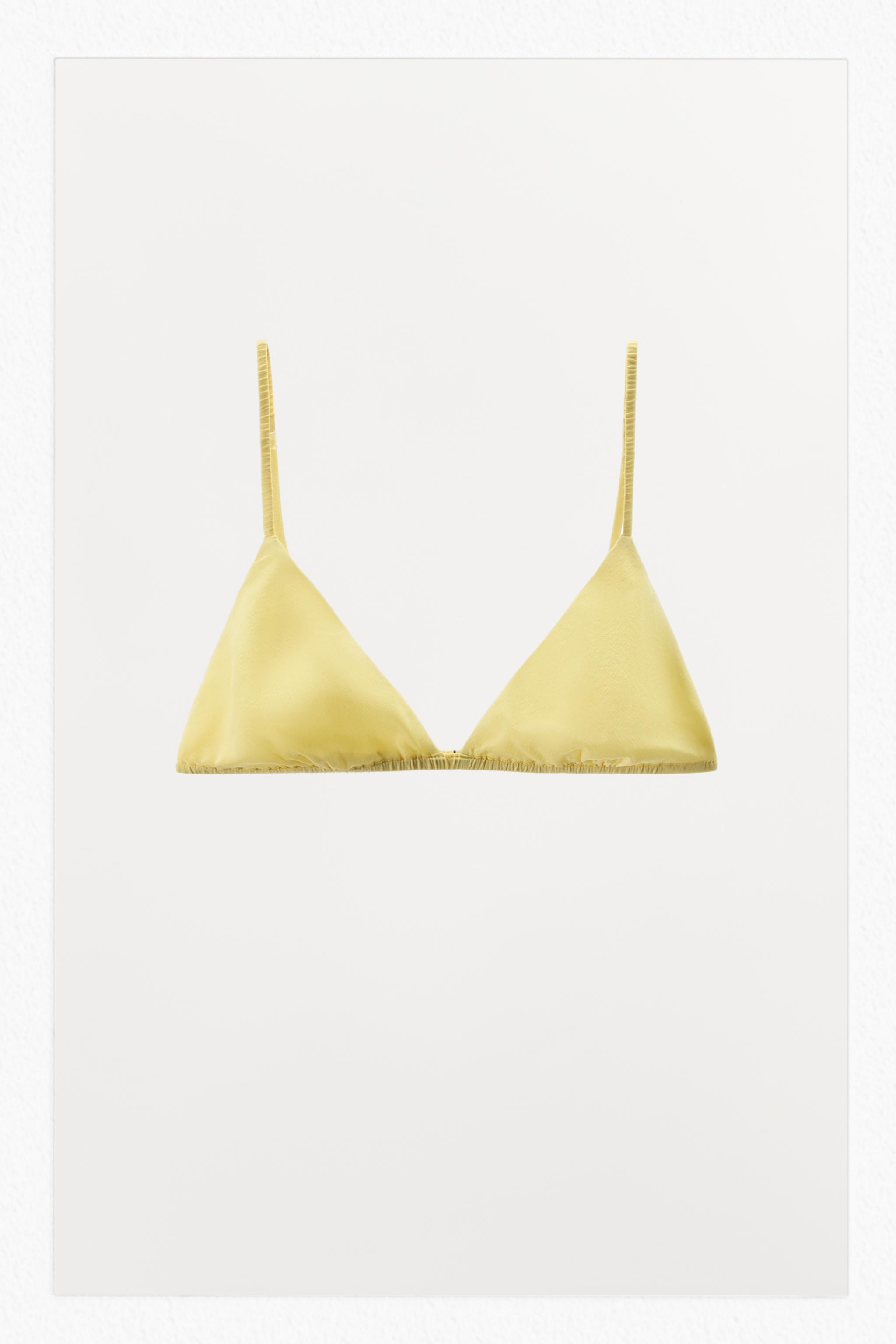 SILK TRIANGLE BRALETTE