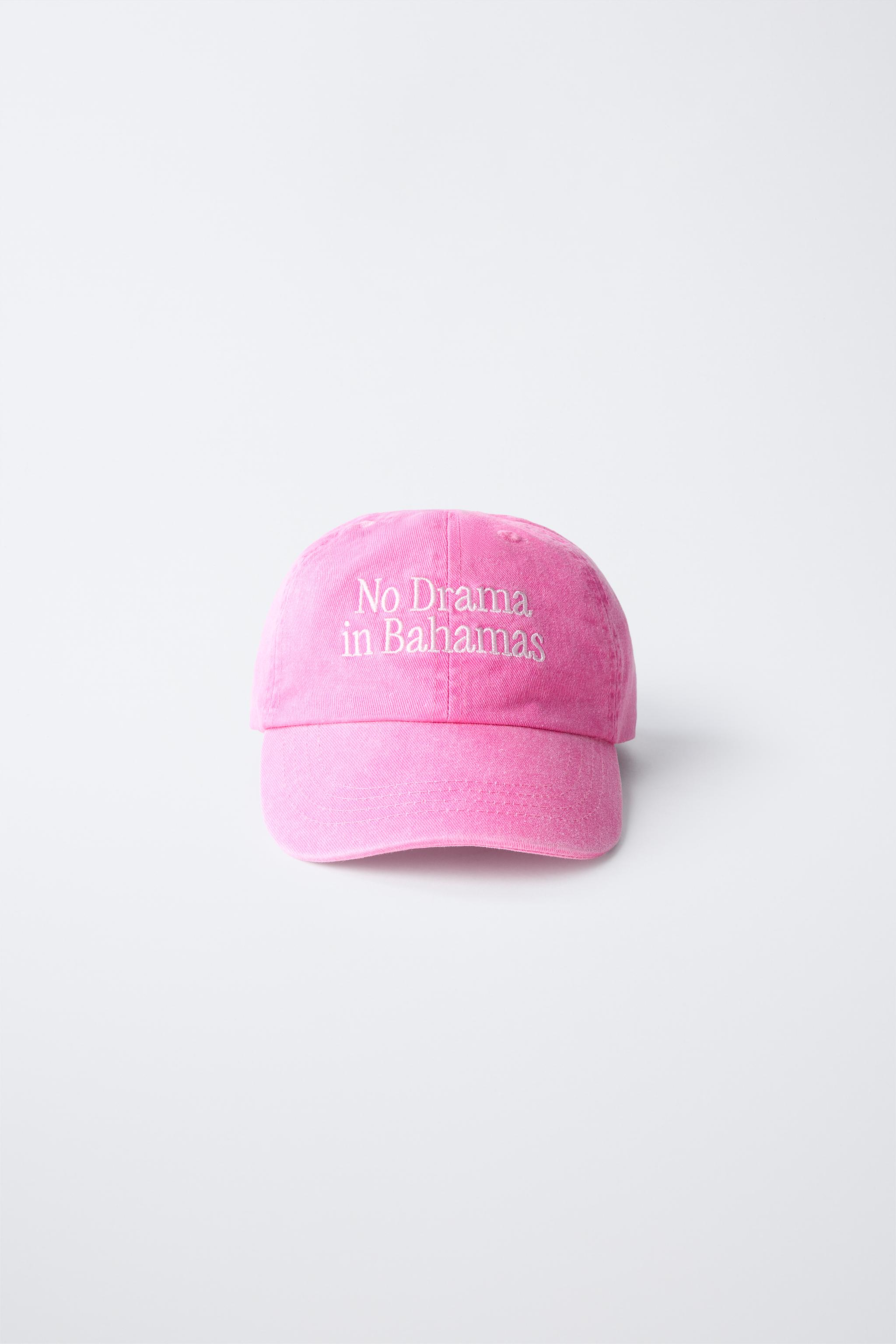 EMBROIDERED TEXT CAP